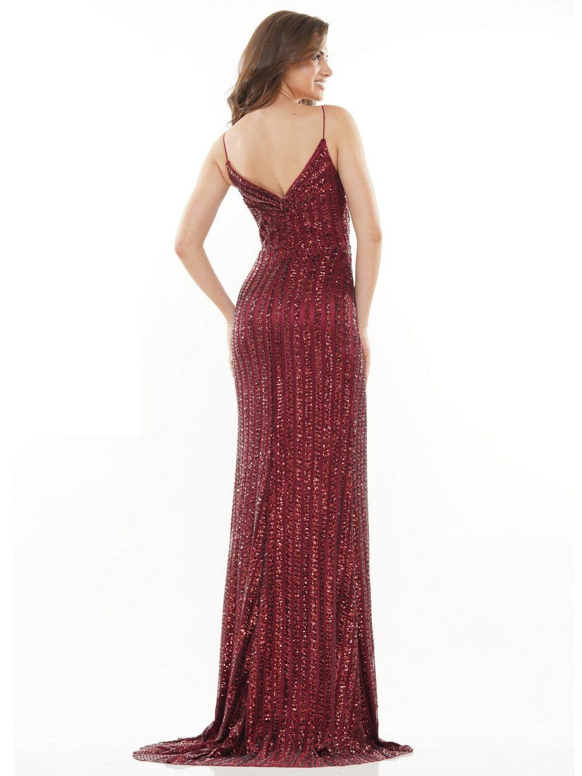 Colors Long Spaghetti Strap Formal Prom Gown 2659 - The Dress Outlet