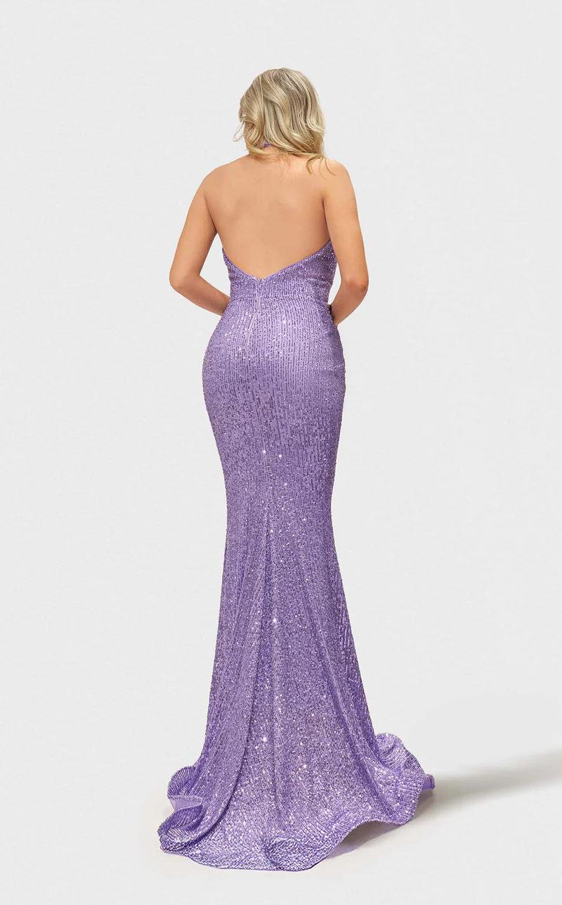 Prom Dresses Long Formal Mermaid Sequin Prom Dress Purple