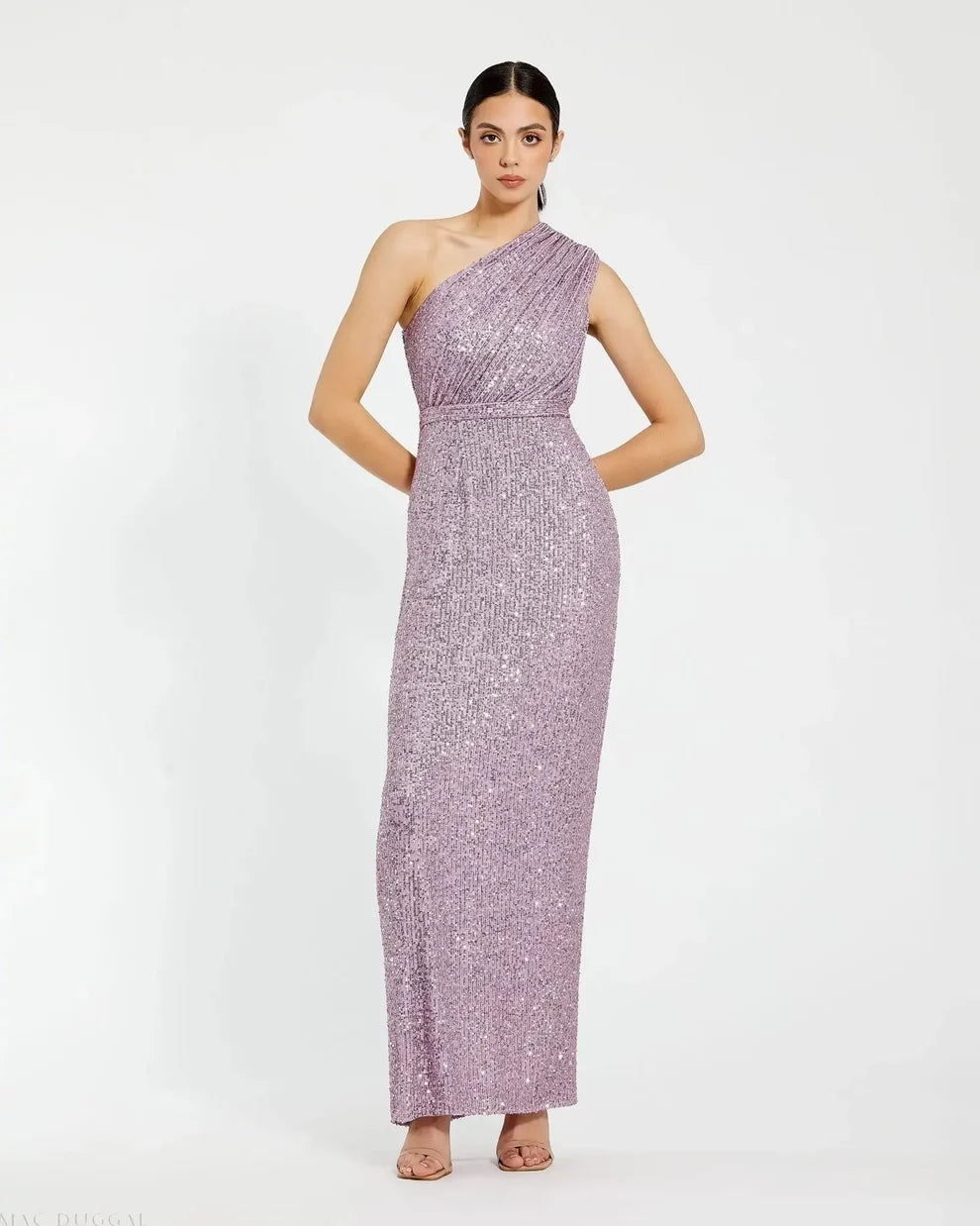 Long Sequin Evening Prom Formal Petite Dress Mac Duggal 9926694P