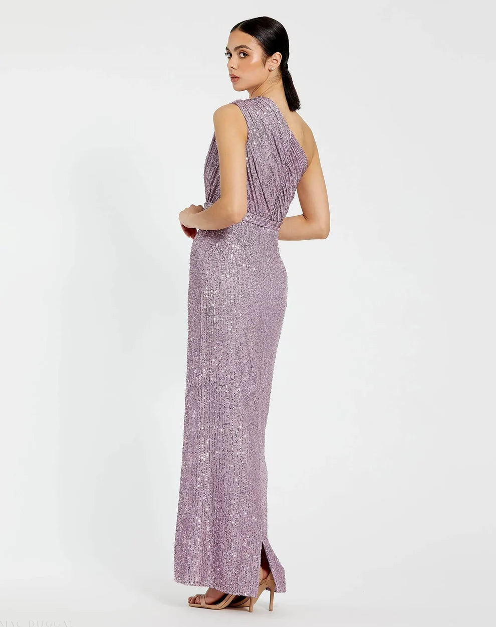 Long Sequin Evening Prom Formal Petite Dress Mac Duggal 9926694P