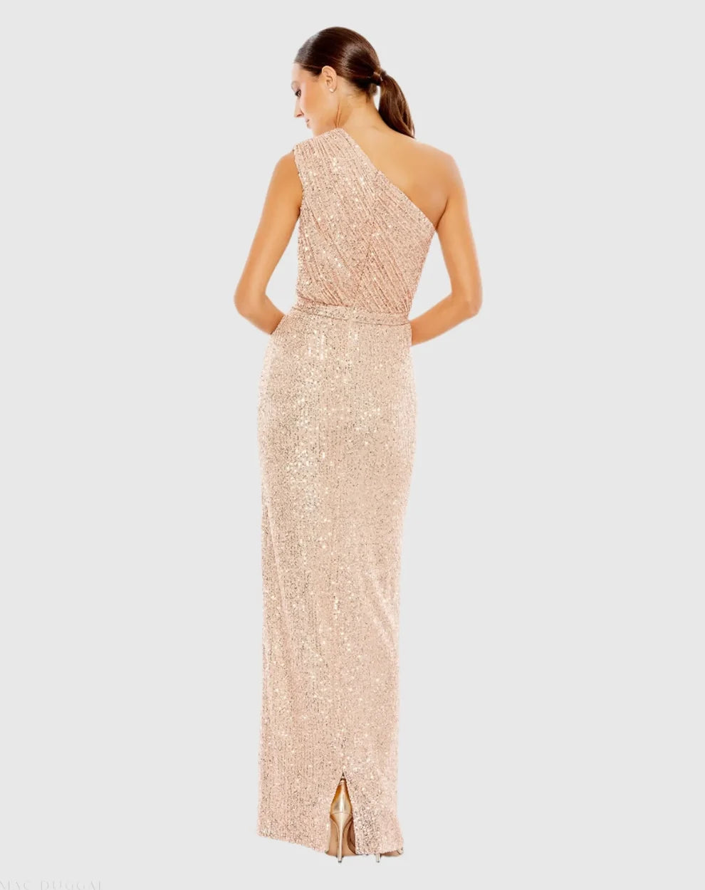 Long Sequin Evening Prom Formal Petite Dress Mac Duggal 9926694P