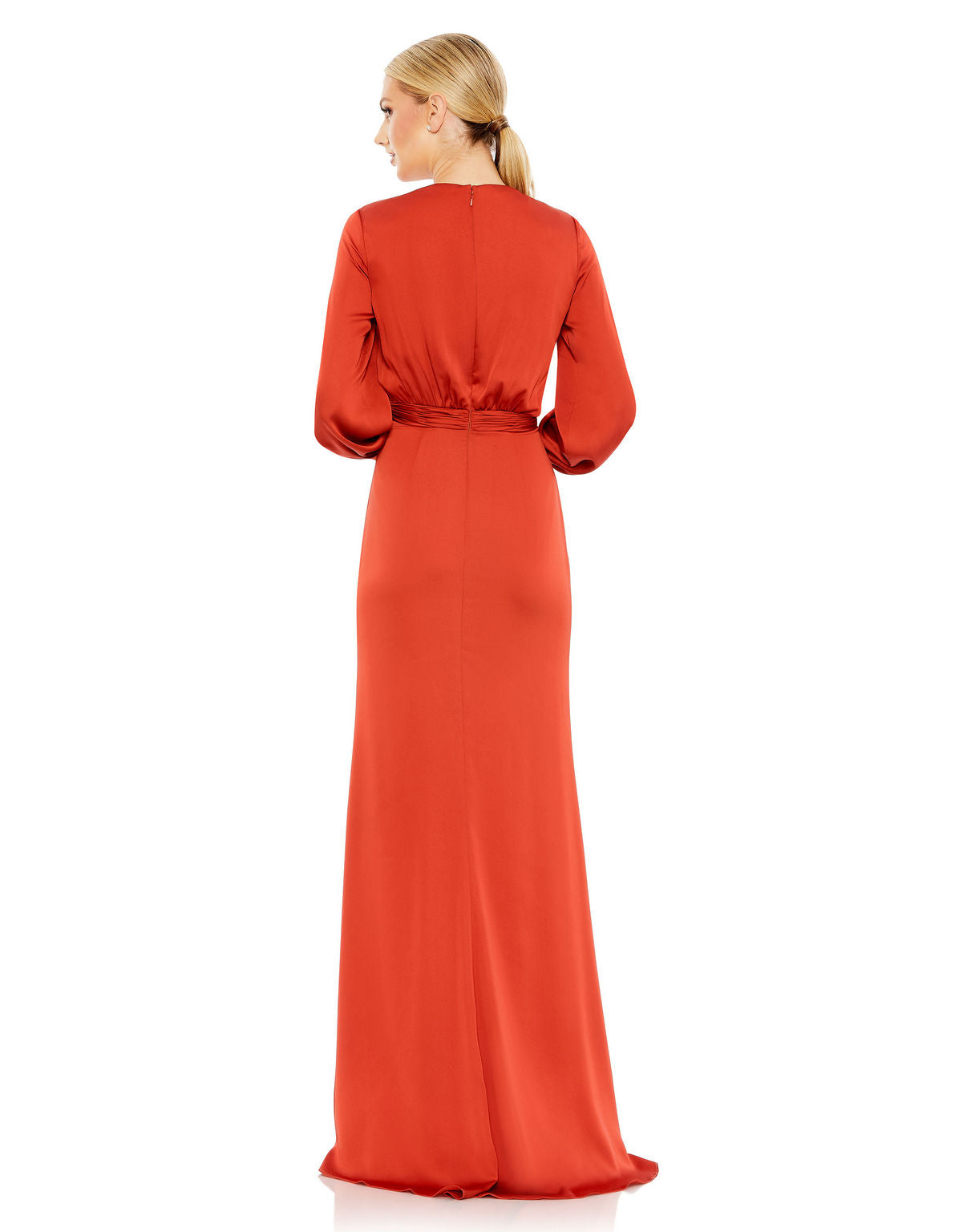 Formal Dresses Long Sleeve Formal Prom Dress Brick