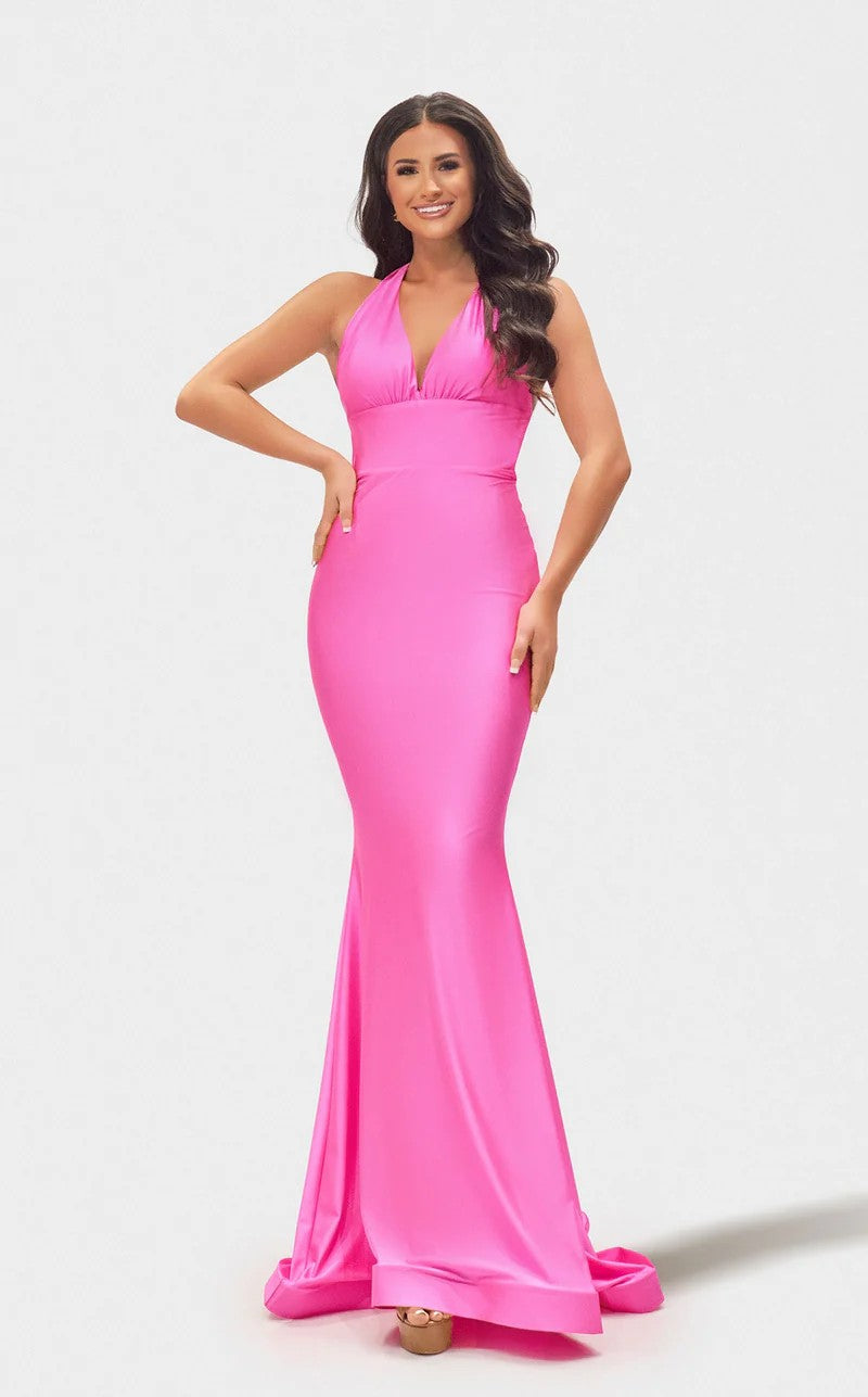 Prom Dresses Long Formal Mermaid Fit Prom Dress Neon Pink