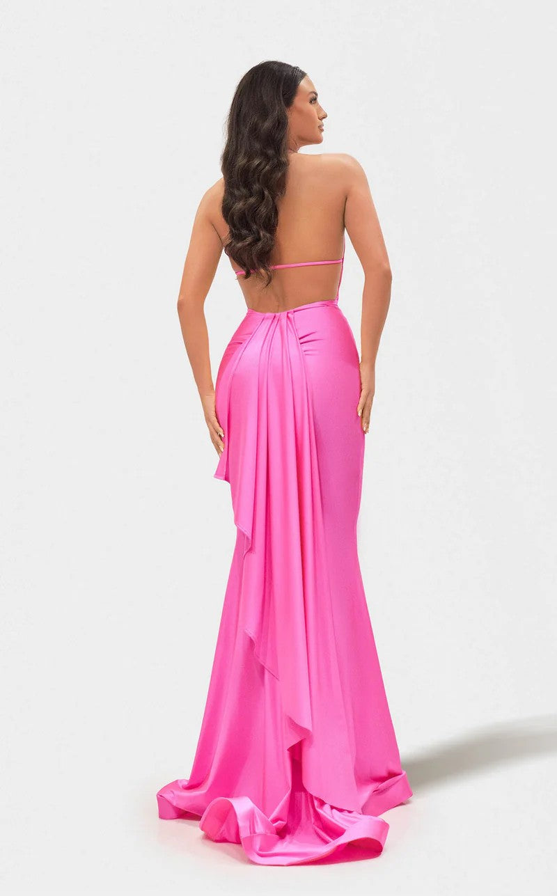 Prom Dresses Long Formal Mermaid Fit Prom Dress Neon Pink