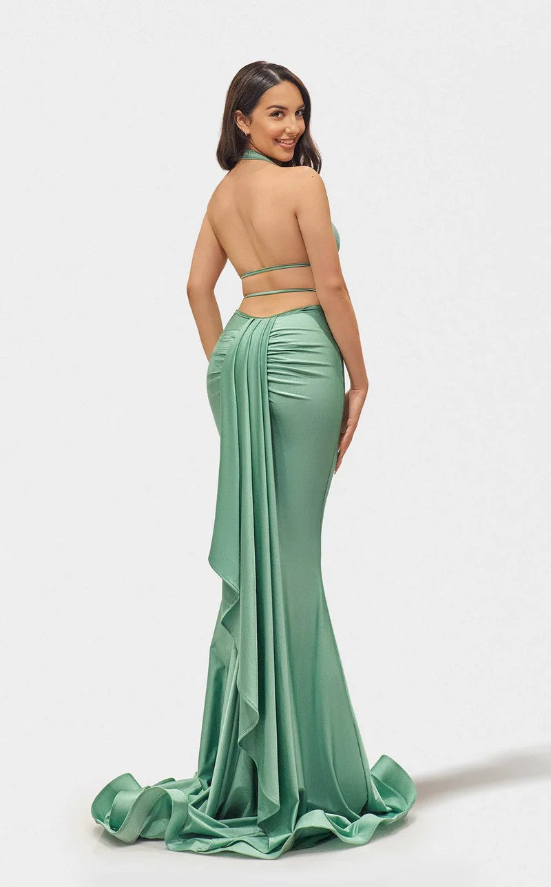 Prom Dresses Long Formal Mermaid Fit Evening Dress Mint