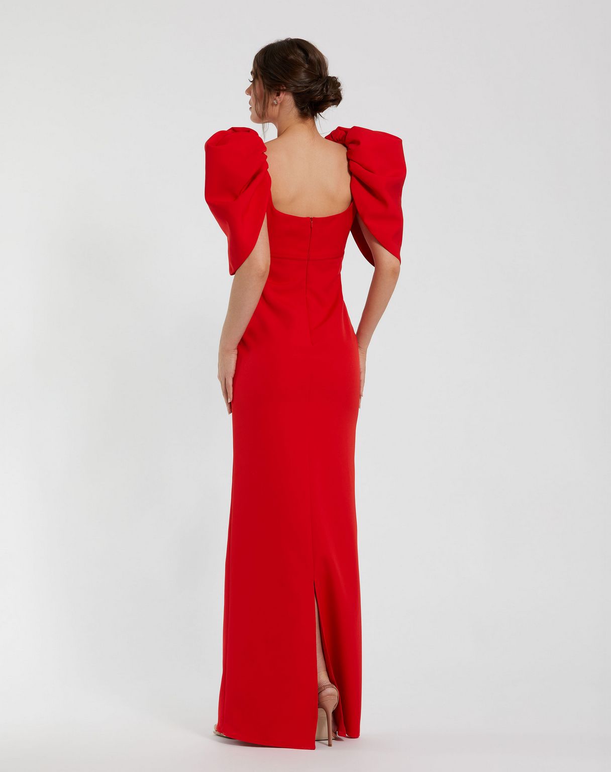 Formal Dresses Fitted Long Evening Gown Formal Prom Dress Red