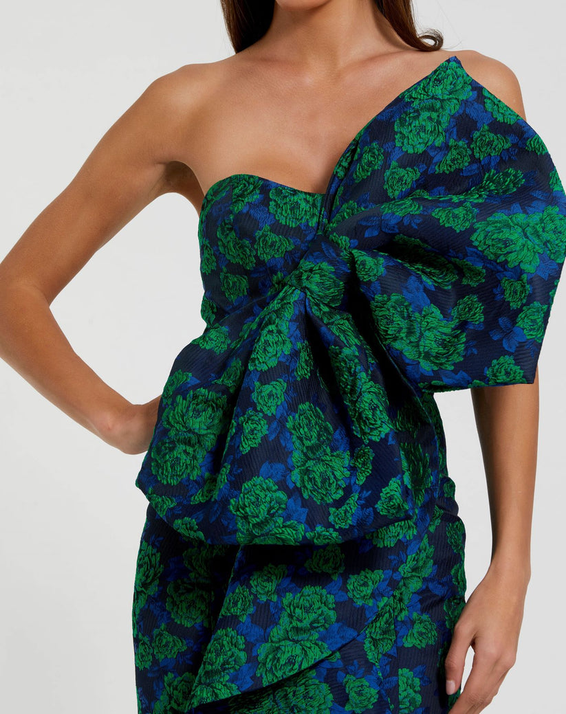 Formal Dresses Long Fitted Formal Evening Dress Emerald Multi