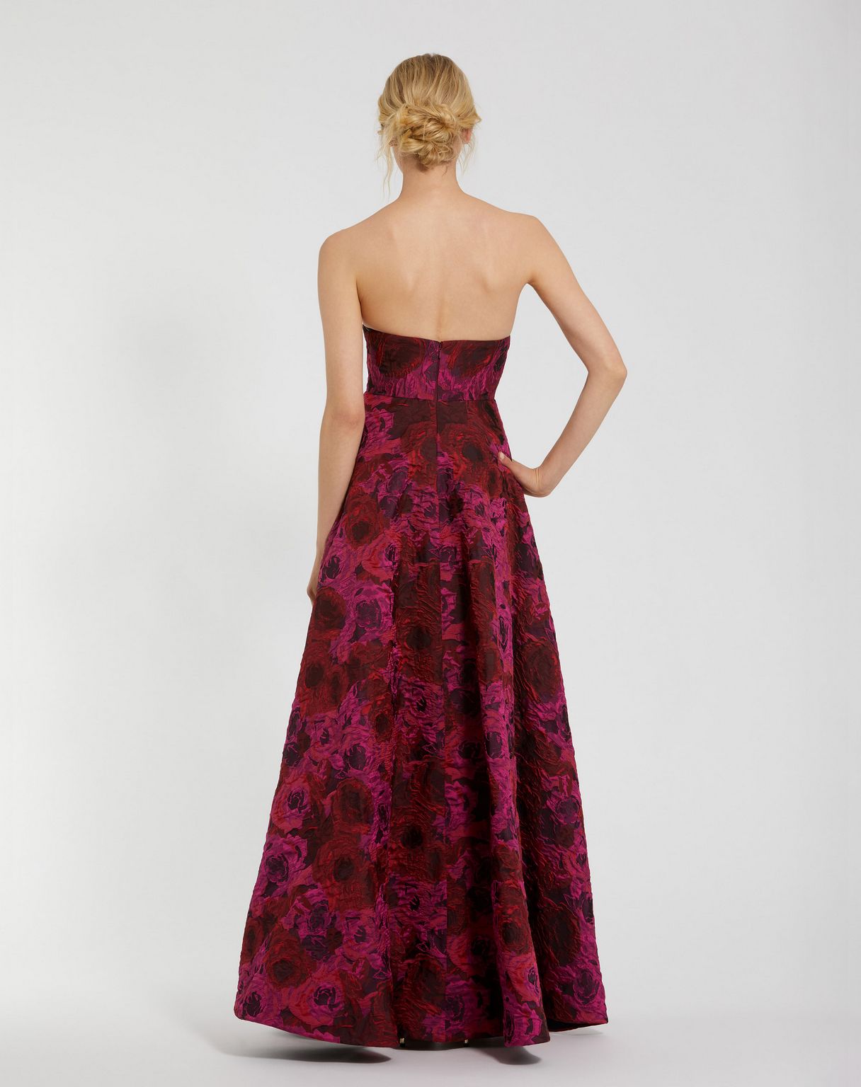 Formal Dresses Formal Prom High Low Dress Magenta Multi