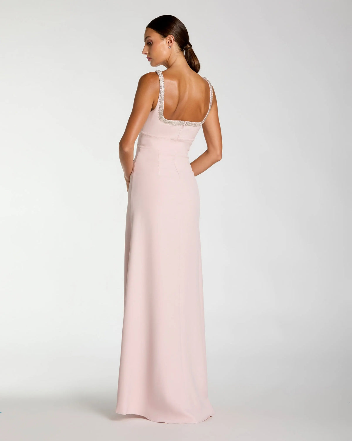 Formal Dresses Long Evening A Line Formal Dress Dusty Pink