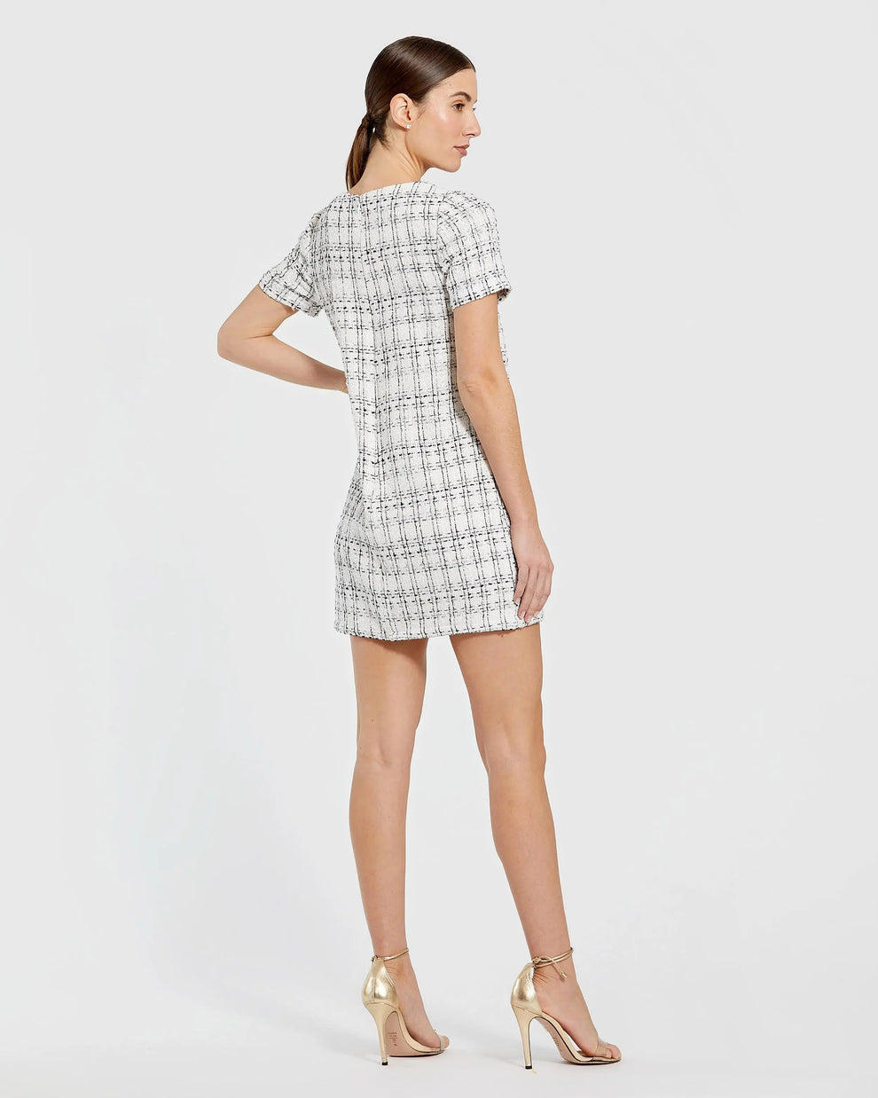 Cocktail Dresses Short A Line Mini Cocktail Dress Ivory