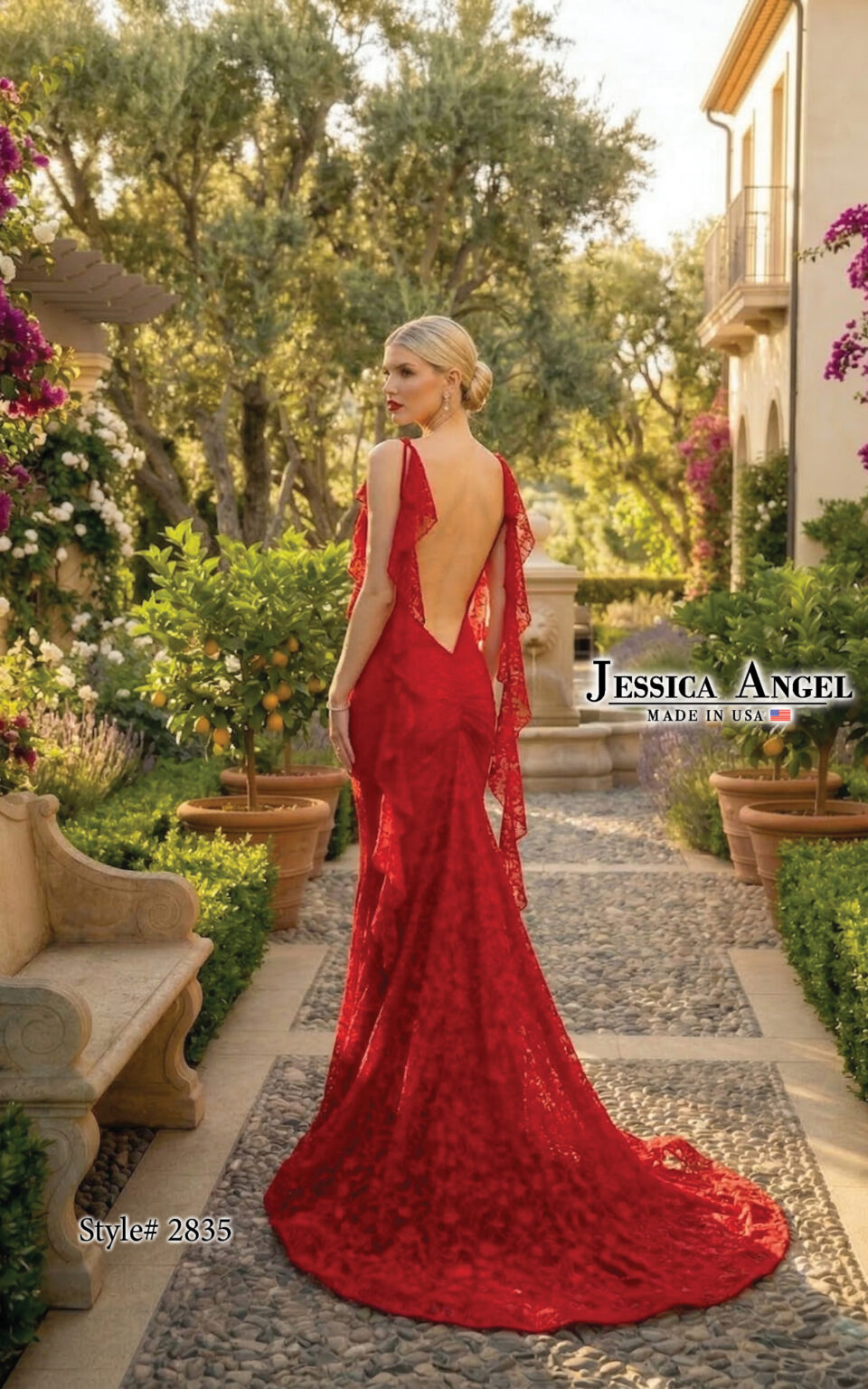Sweetheart Floor-Length Lace Formal Mermaid Jessica Angel 2835