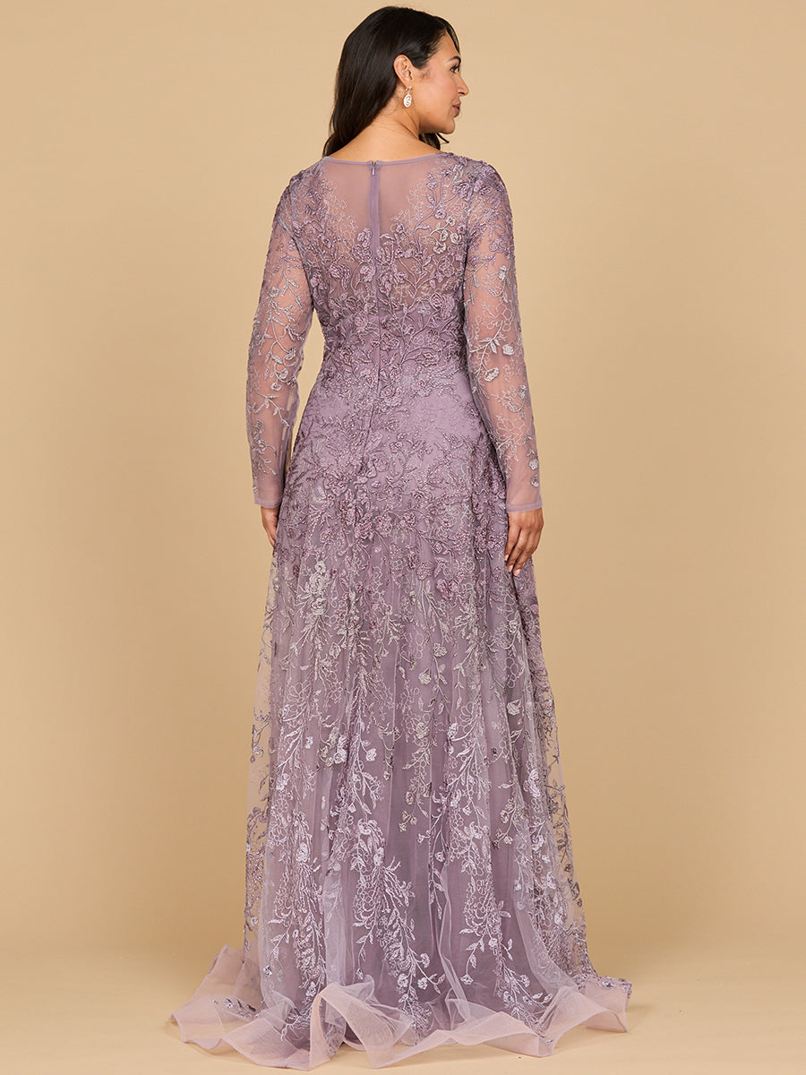 Mother of the Bride Dress Long Formal Beaded Mother of the Bride Dress Heather Ombre