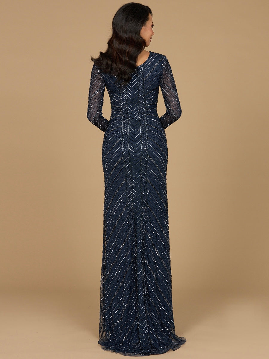 Mother of the Bride Dresses Long Sleeve Mother of the Bride Formal Dress Navy