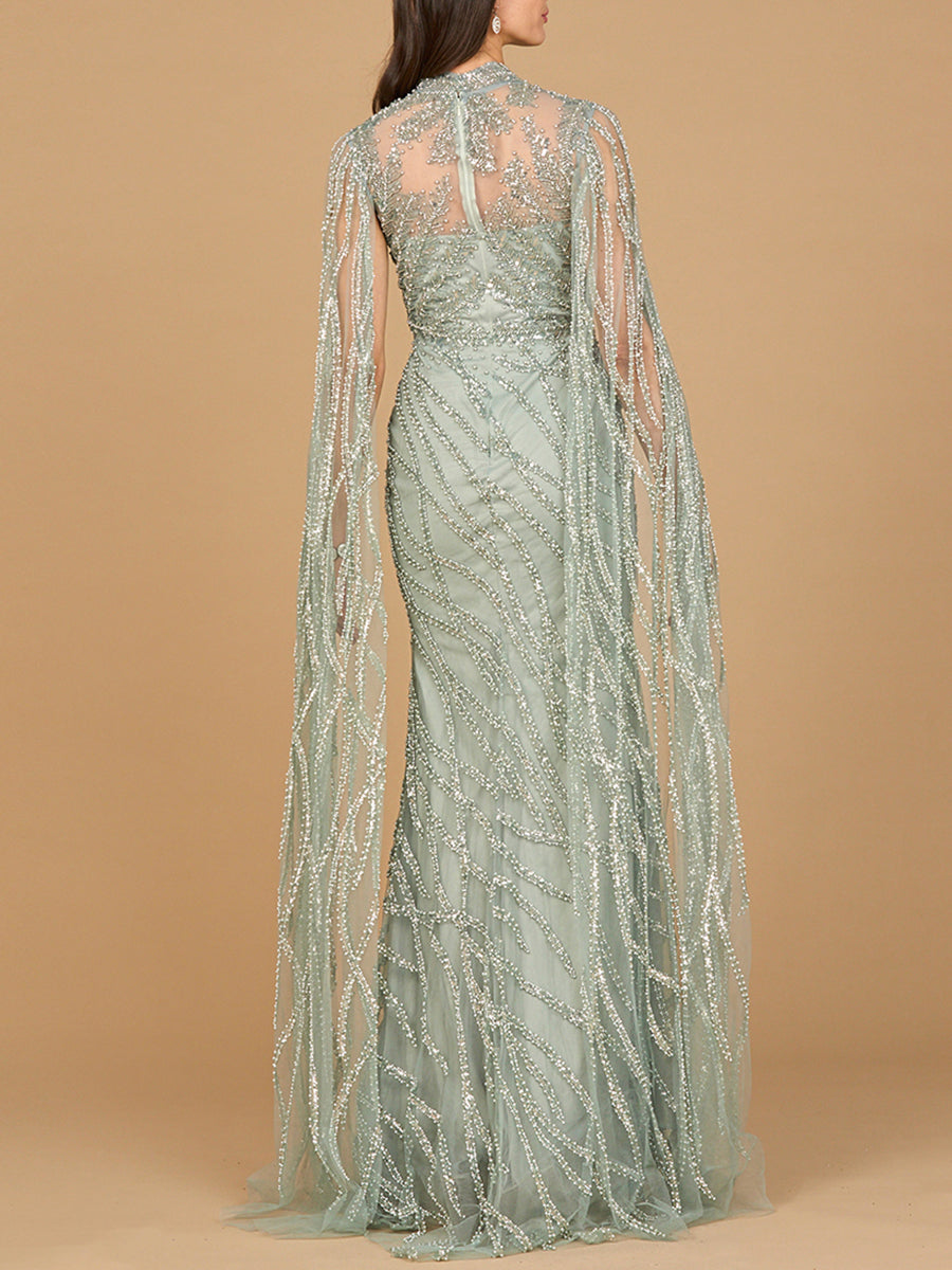 Mother of the Bride Dresses Long Beaded Mother of the Bride Dress Grey