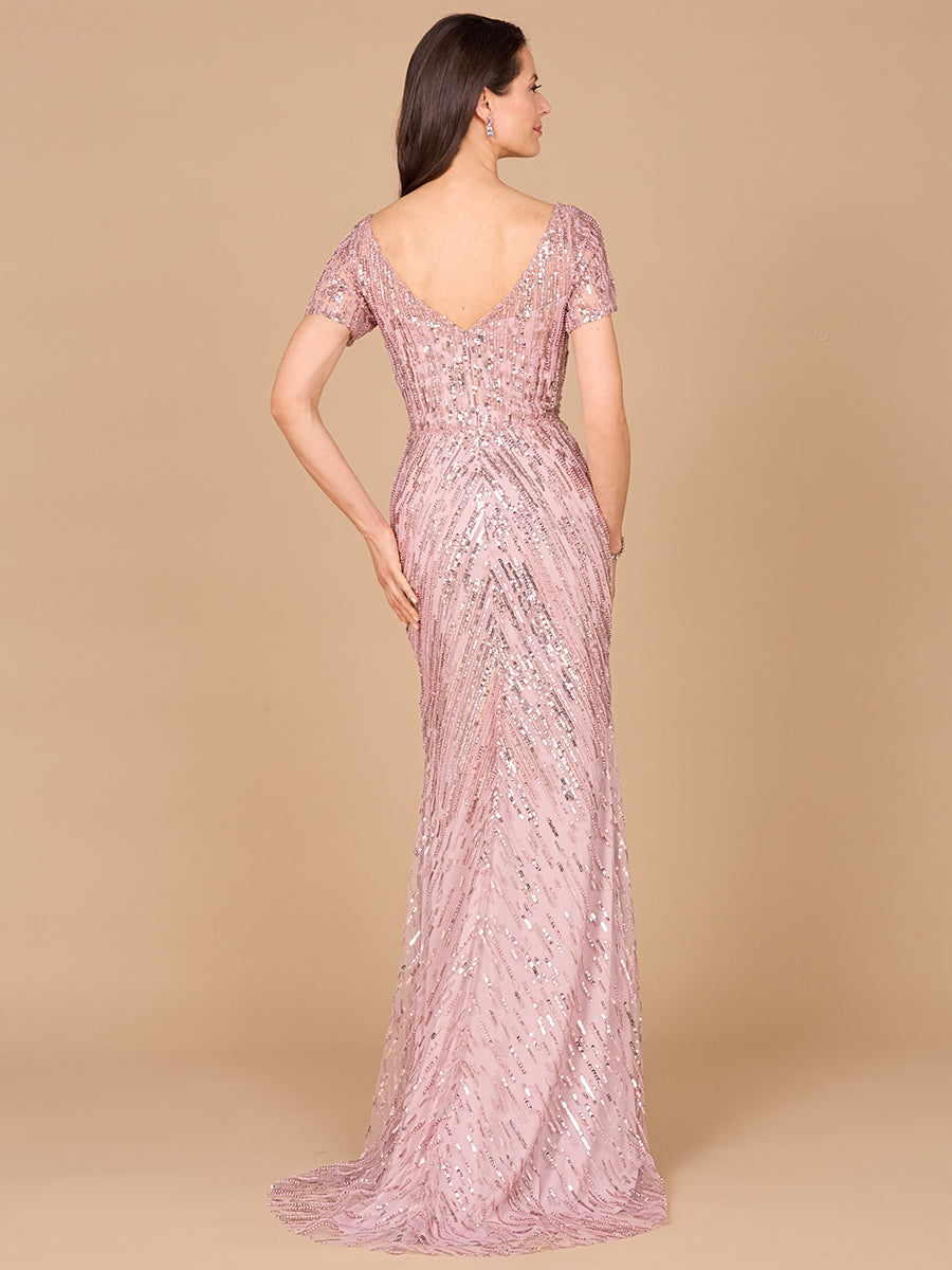 Mother of the Bride Dresses Long Mother of the Bride Beaded Formal Dress Dusty Rose