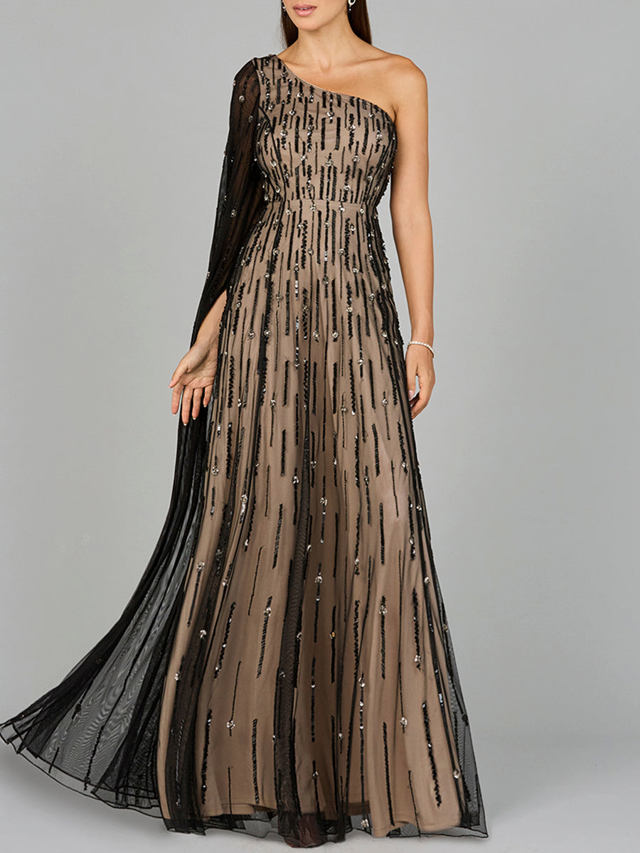 Formal Dresses Formal Long A Line Evening Dress Black