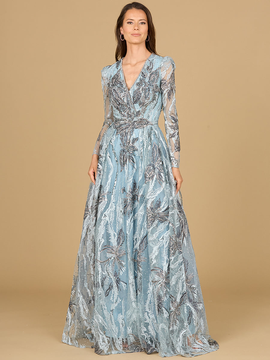 Mother of the Bride Dresses Long Sleeve Mother of the Bride Formal Dress Slate