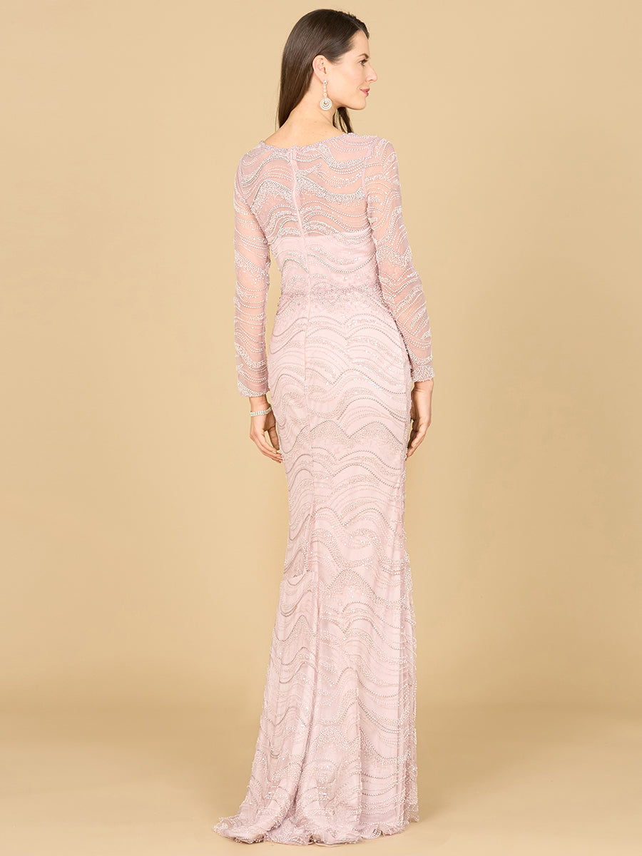 Mother of the Bride Dresses Long Fitted Mother of the Bride Formal Dress Dusty Rose