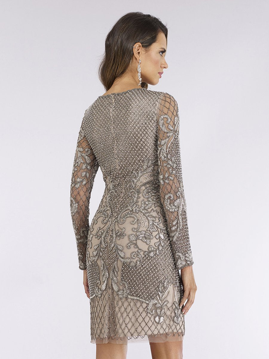 Cocktail Dresses Cocktail Fitted Short Mini Homecoming Dress Grey