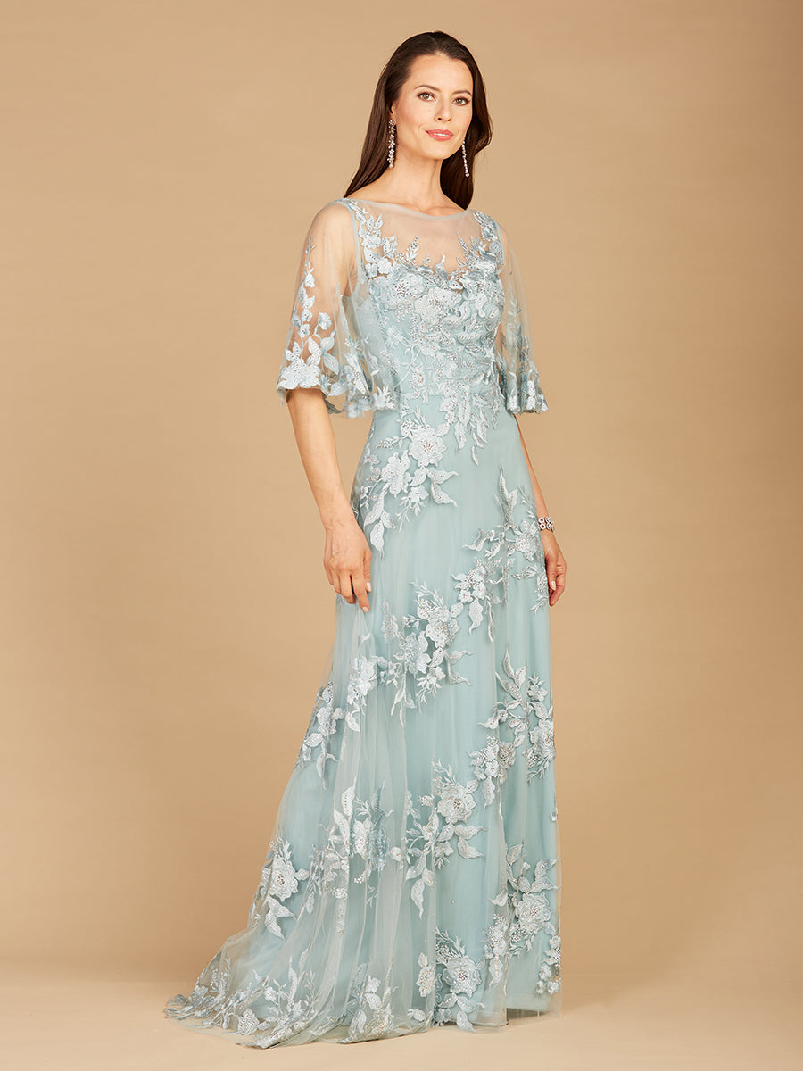 Mother of the Bride Dresses Formal Long Lace Applique Mother of the Bride Dress Dusk
