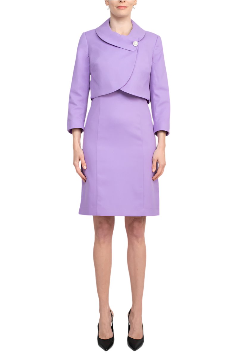 Cocktail Dresses Short Cocktail Fitted Jacket Dress Hyacynth