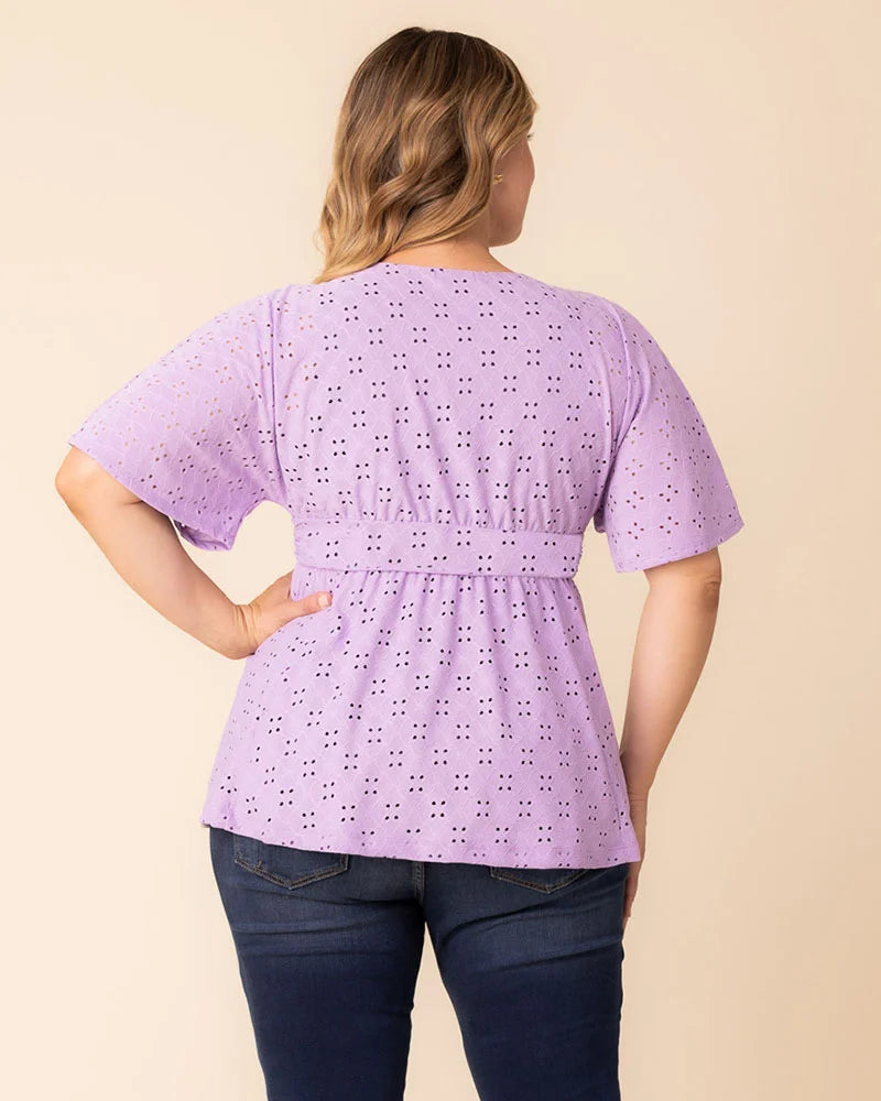 Top Formal Evening Top Kiyonna 22252102 Lilac