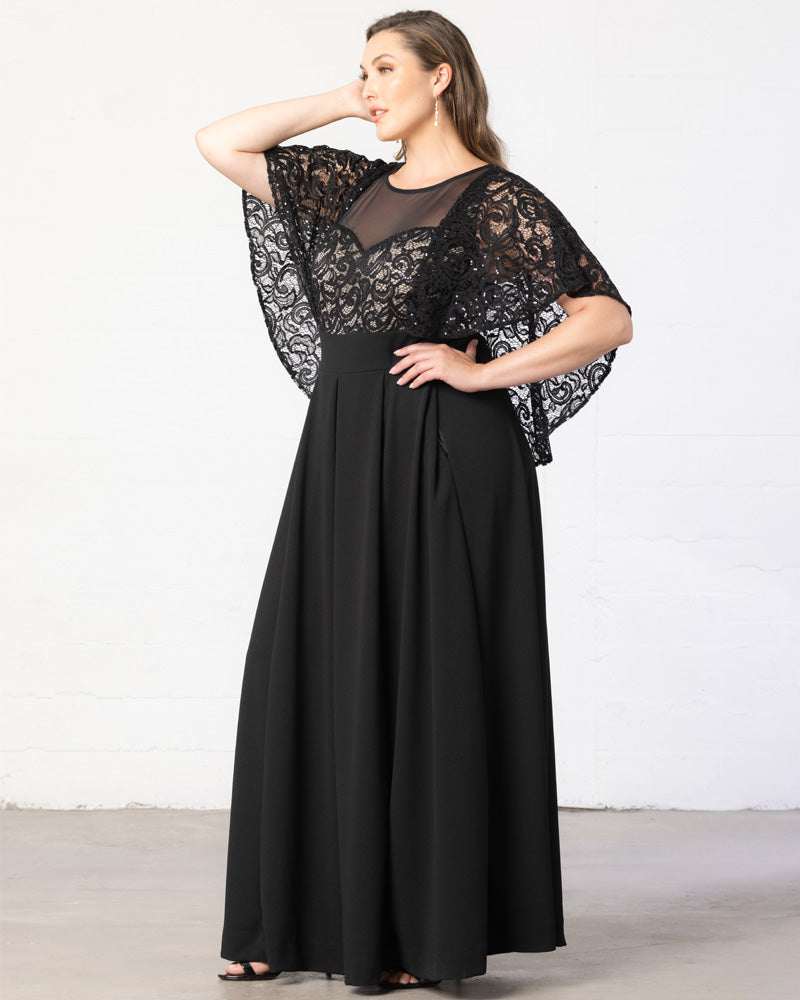 Jumpsuit Long Formal Sequin Jumpsuit Black Nude