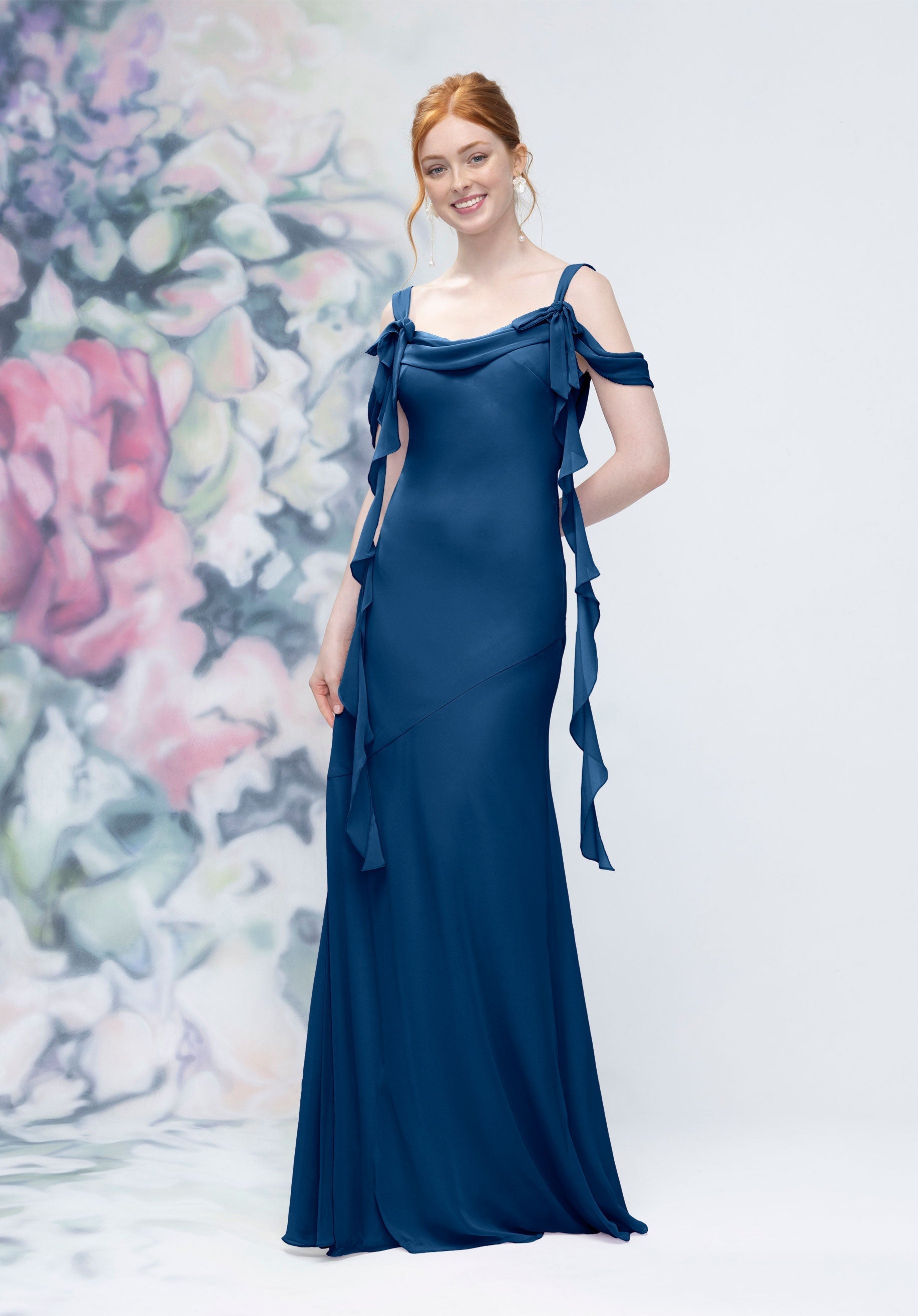 Formal Dresses Formal Long Evening Dress MGNY Madeline Gardner New York 3030001 Sapphire