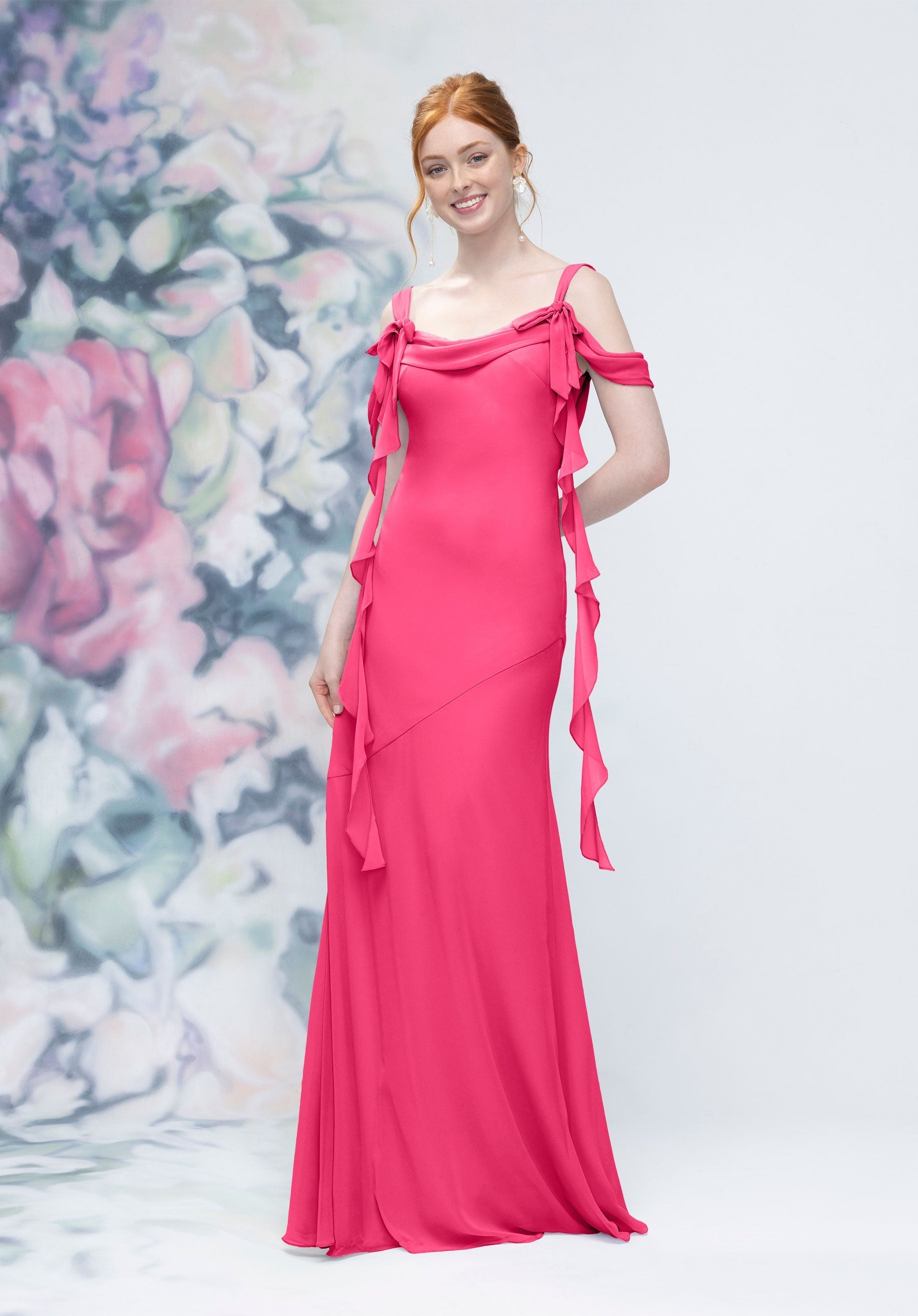 Prom Dresses Long Formal Ruffle Dress MGNY Madeline Gardner New York 3030001 Berry