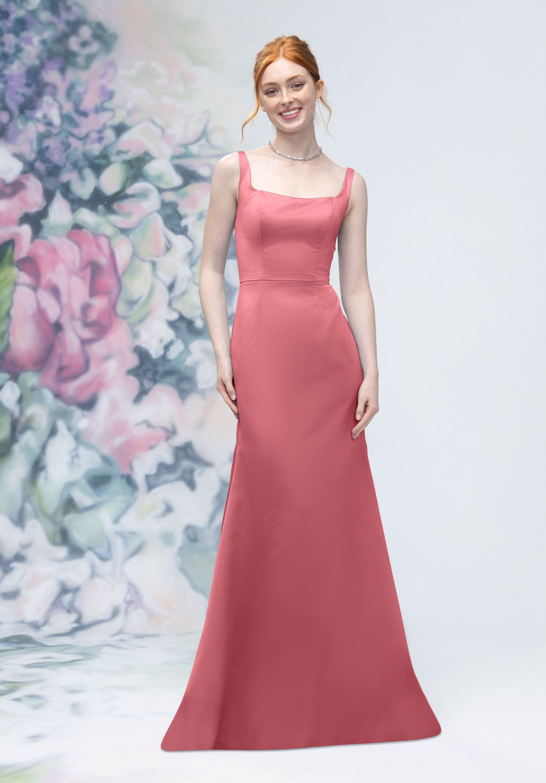 Formal Dresses Formal Long A line Dress MGNY Madeline Gardner New York 3030006 Rosewood