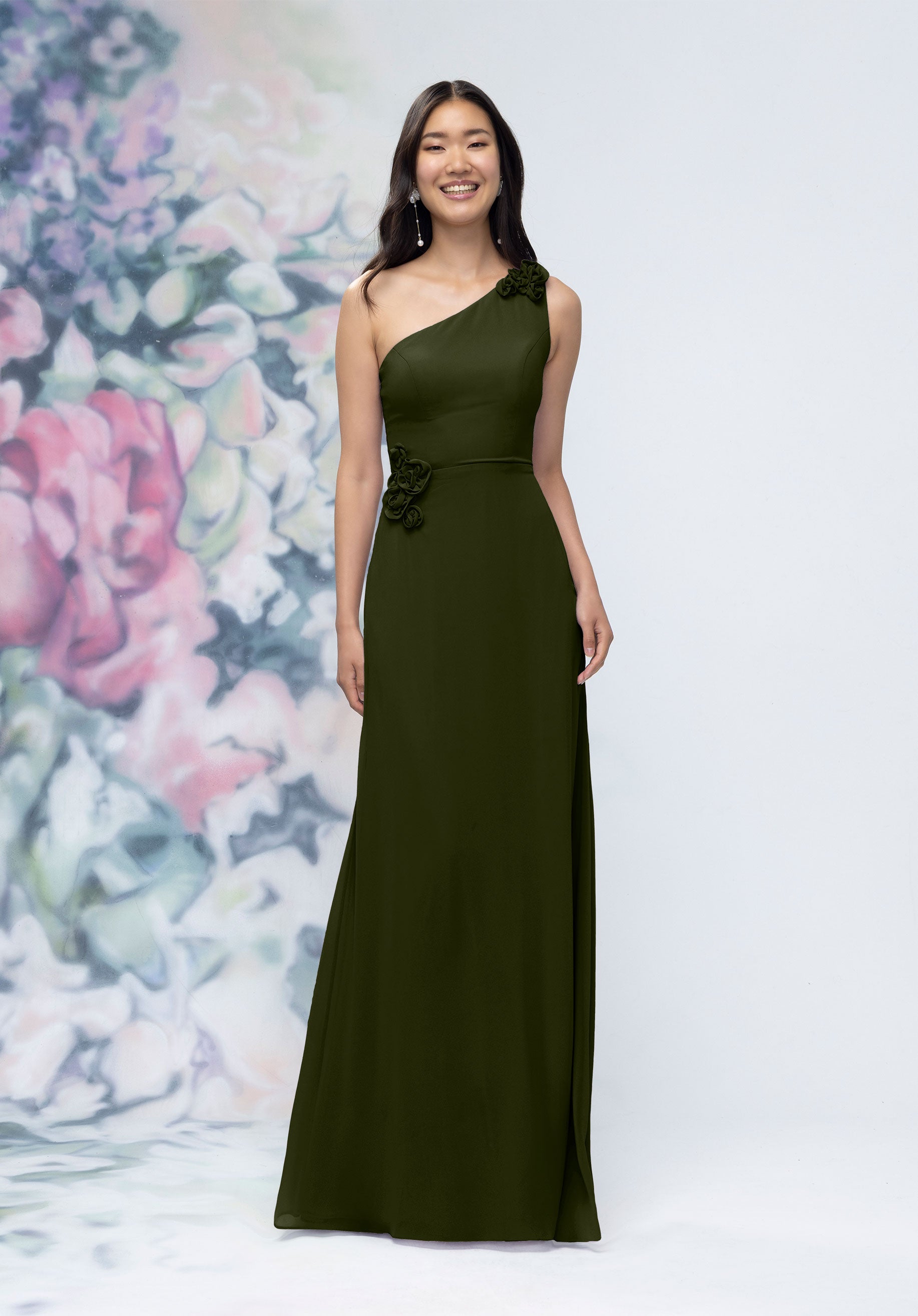 Formal Dresses Evening Floral Formal Long Dress Thyme