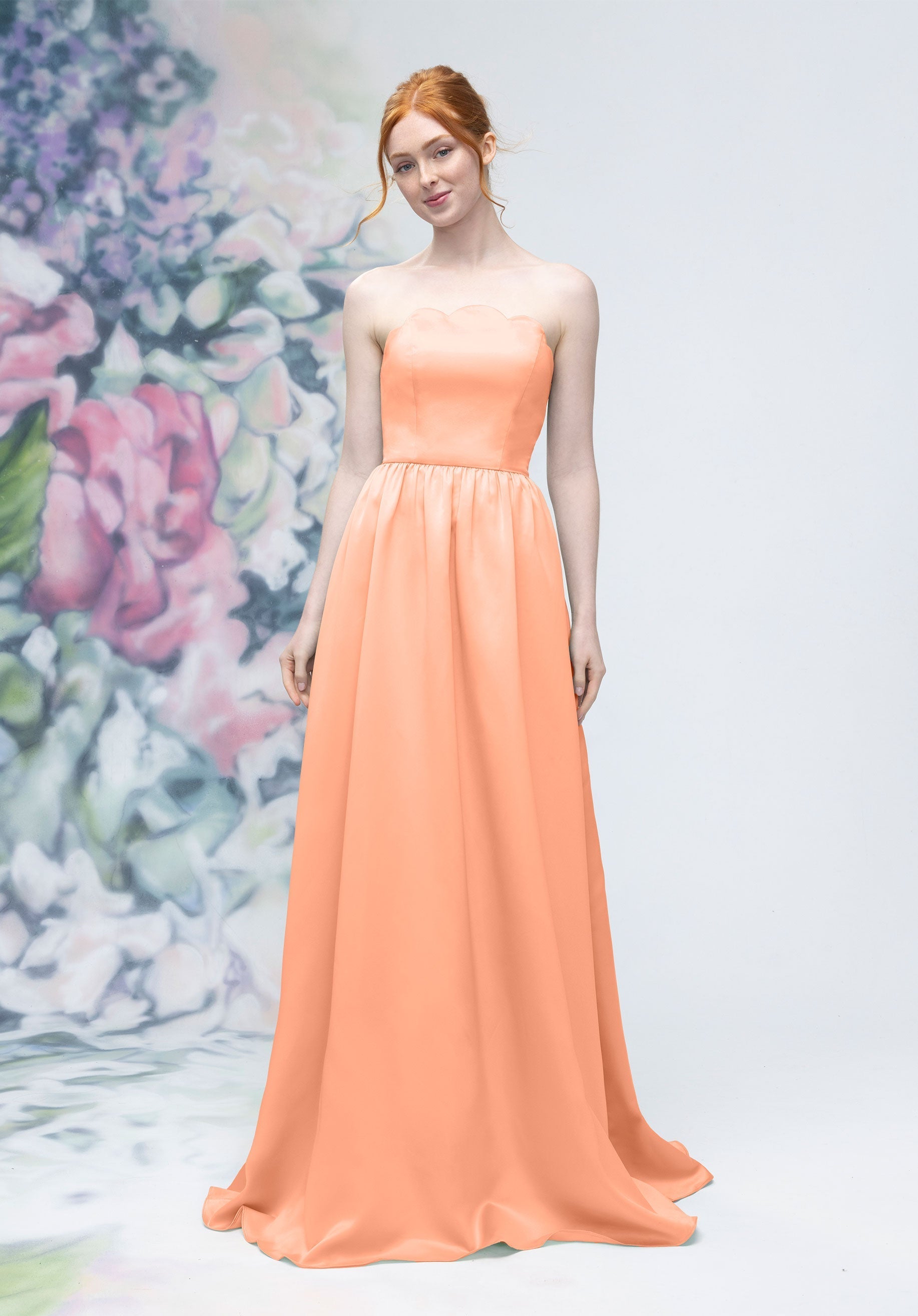 Prom Dresses Long Formal Corset Prom Dress Peach