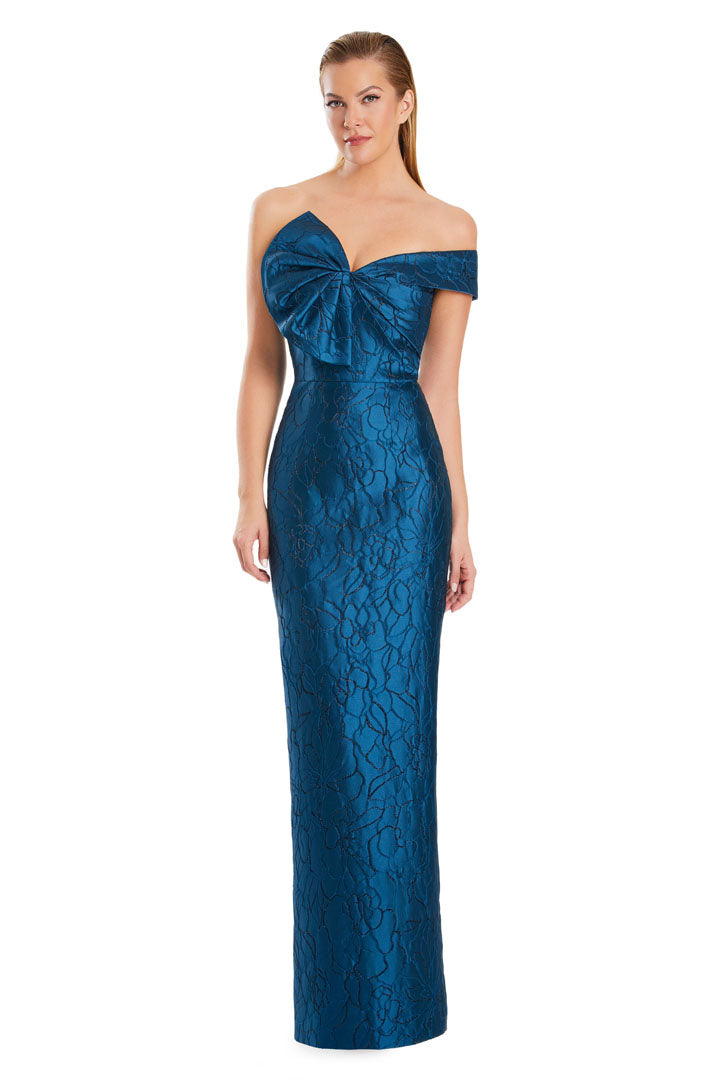 Formal Dresses Fitted Slit Formal Long Evening Dress Twilight/Navy