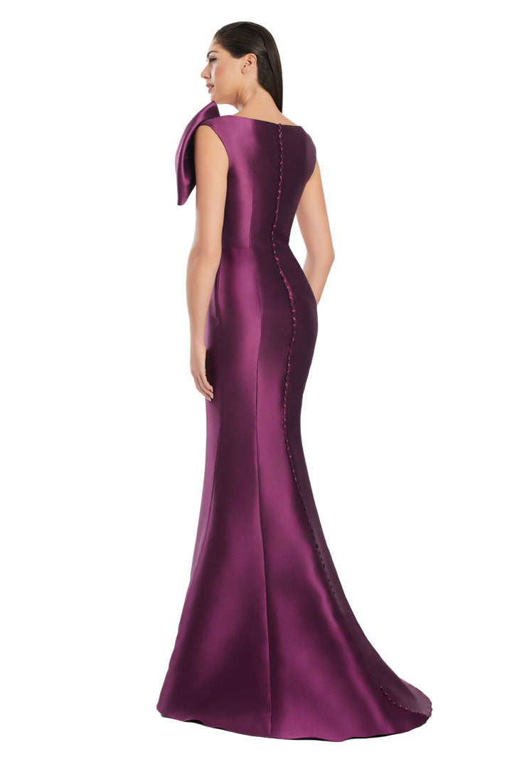 Formal Dresses Mermaid Long Formal Pleated Evening Dress Plum