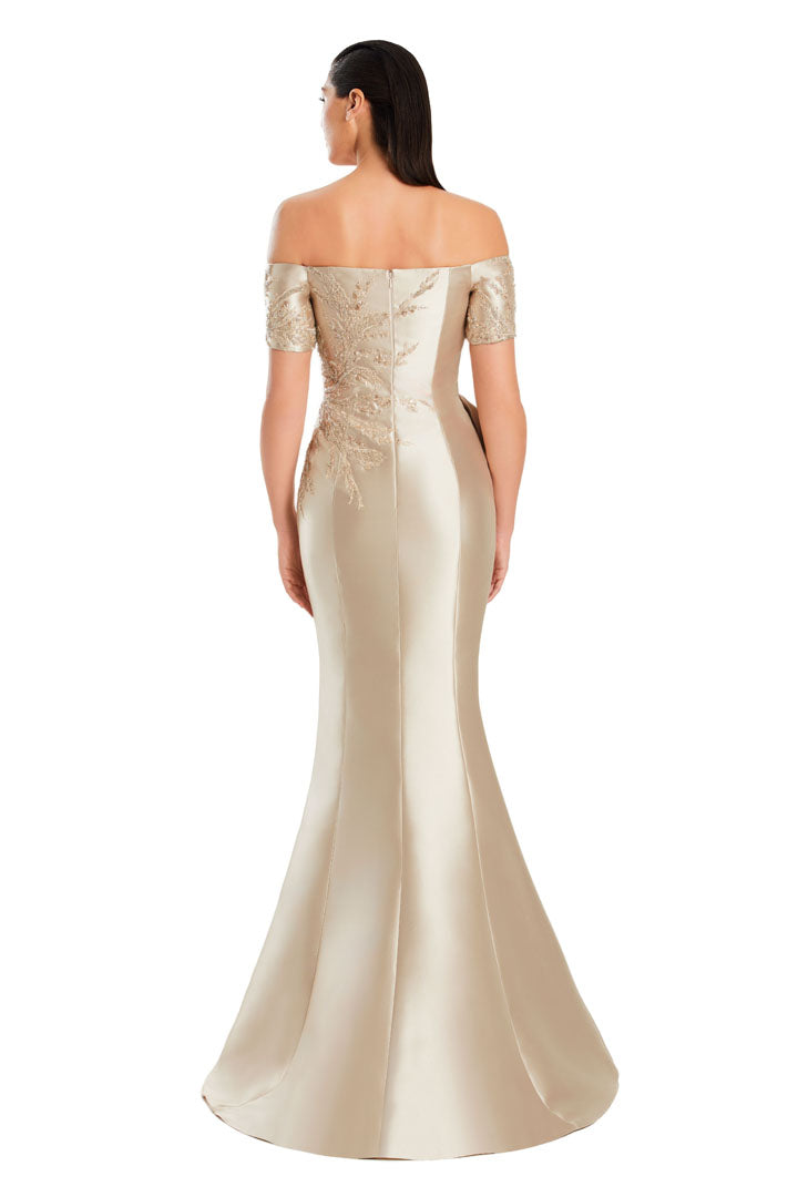 Formal Dresses Long Mermaid Formal Evening Beaded Dress Wheat