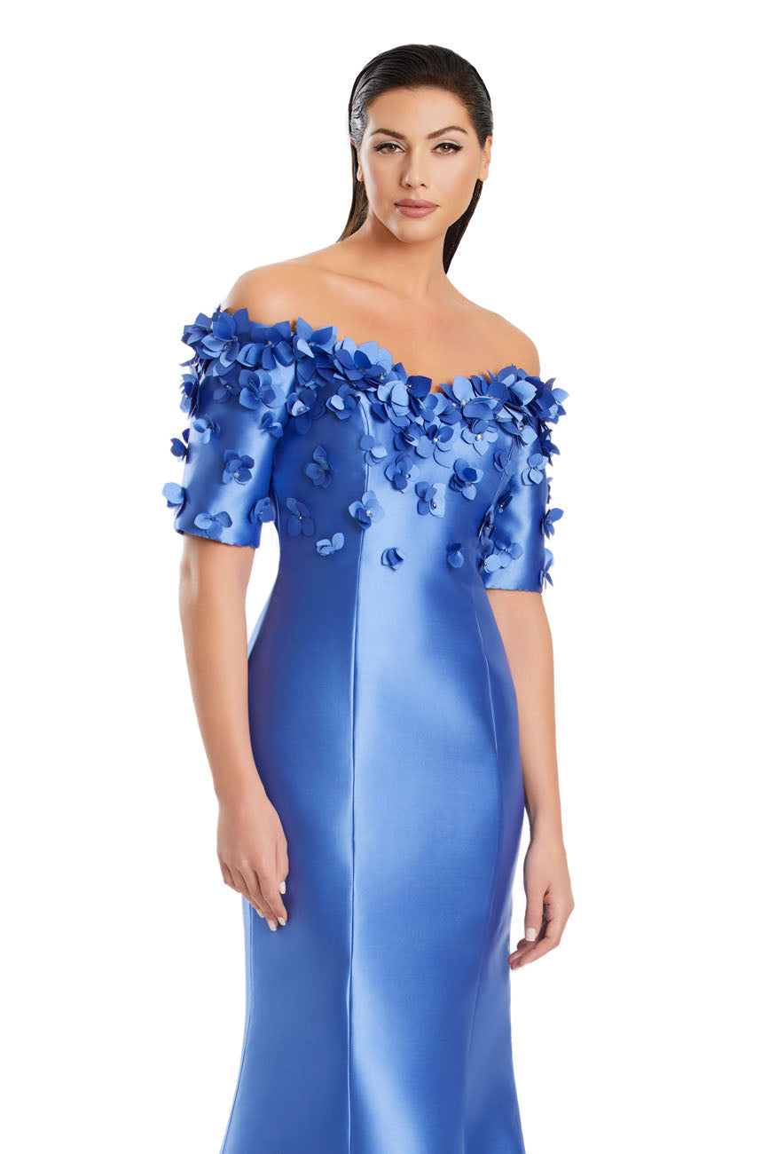 Formal Dresses Long Mermaid Applique Formal Evening Dress Periwinkle