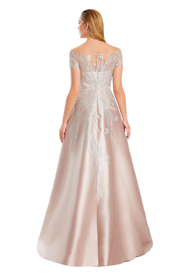 Formal Dresses Long A Line Formal Sequin Evening Dress Silver Peony/Silver