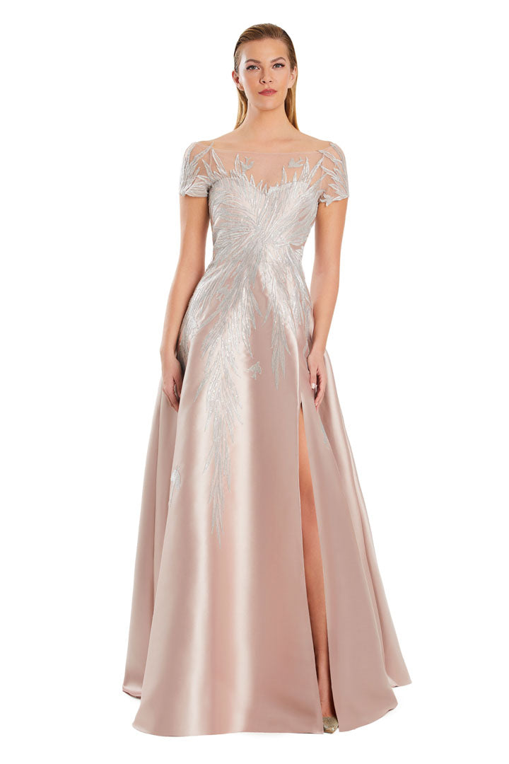 Formal Dresses Long A Line Formal Sequin Evening Dress Silver Peony/Silver