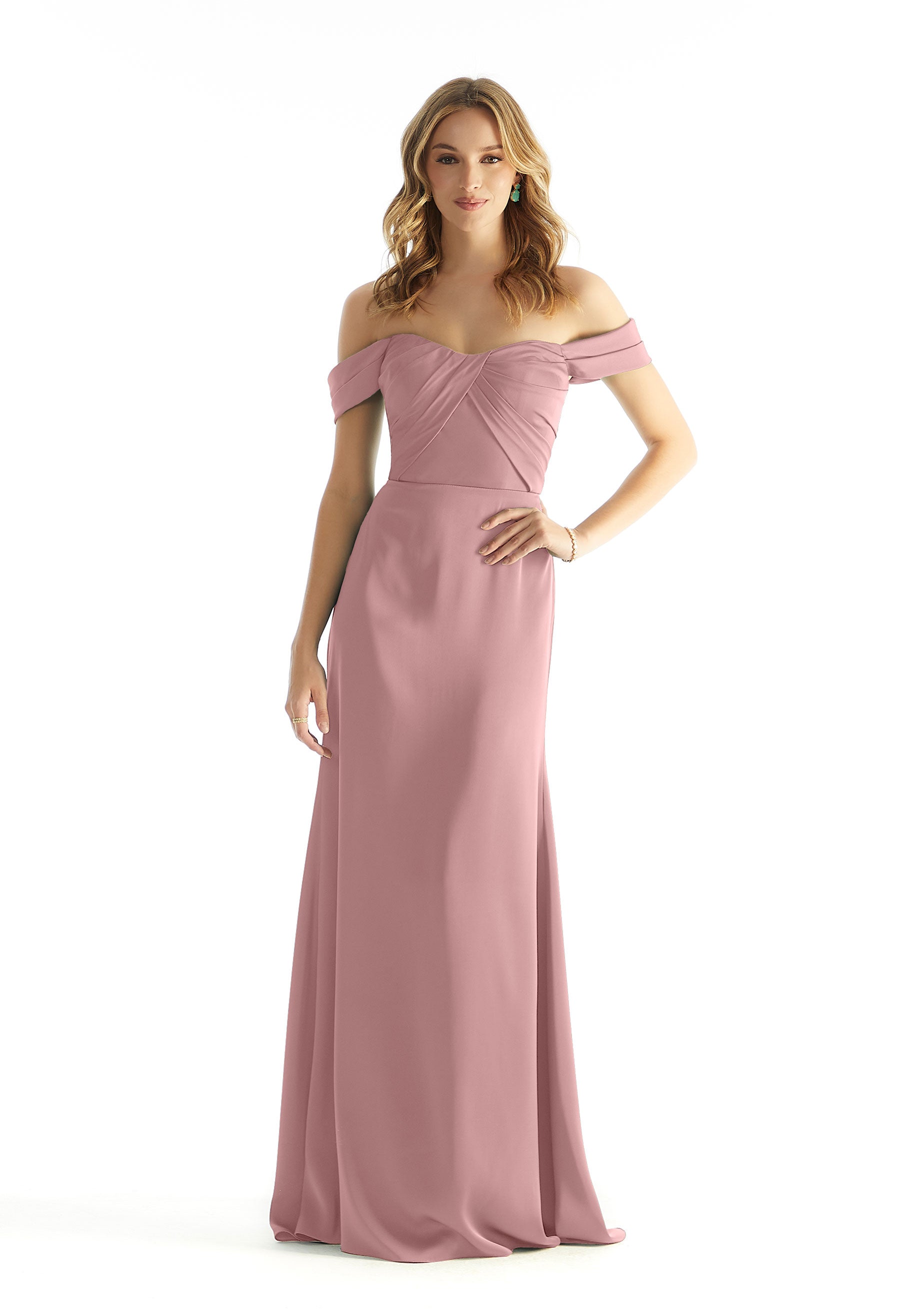 Prom Dresses Prom A Line Long Formal Dress Desert Rose