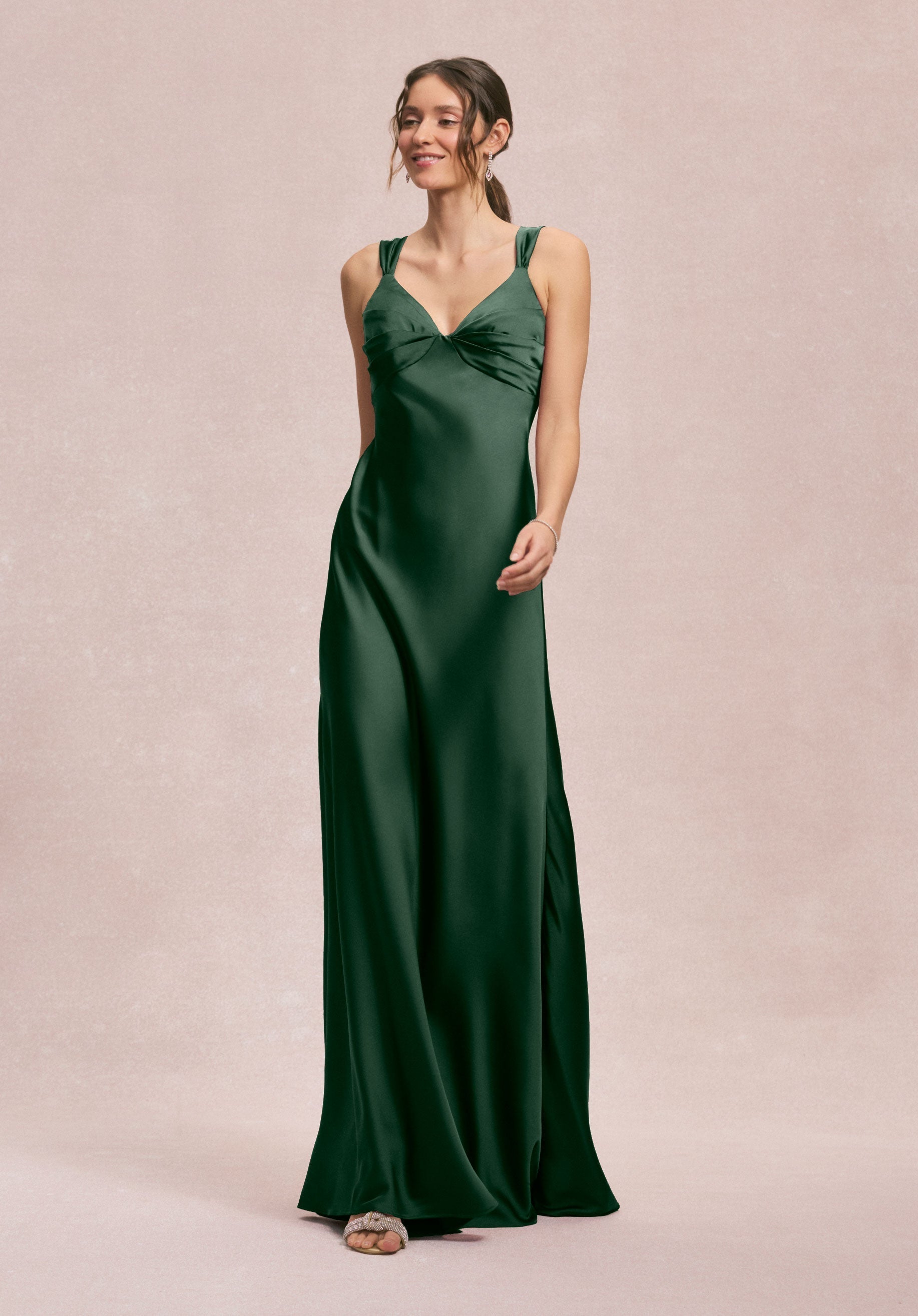 Formal Dresses Long Formal A Line Dress MGNY Madeline Gardner New York 31245 Emerald
