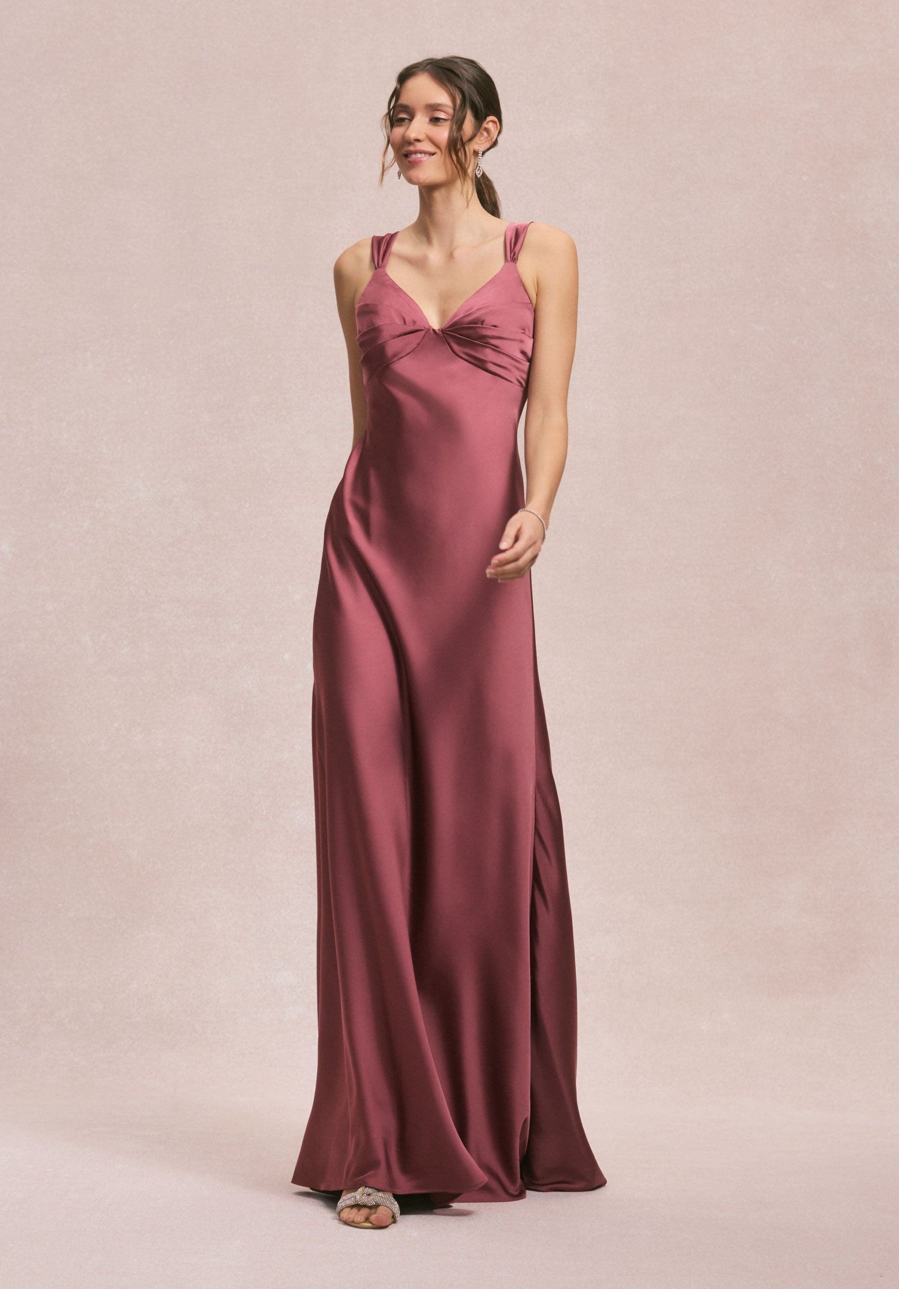 Formal Dresses Long A Line Formal Dress MGNY Madeline Gardner New York 31245 Rosewood
