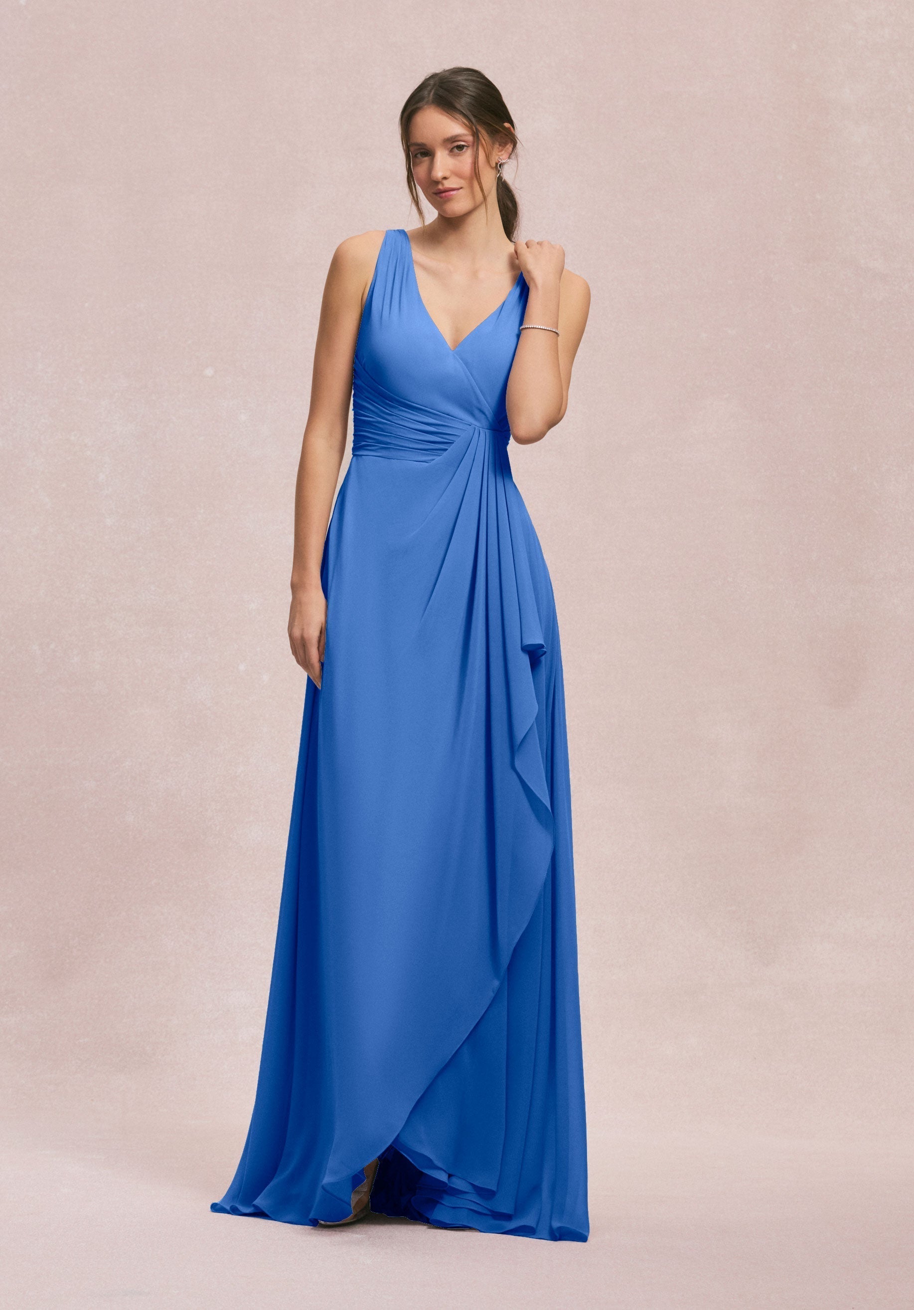 Formal Dresses Long Formal Ruffle Dress MGNY Madeline Gardner New York 31249 Amalfi