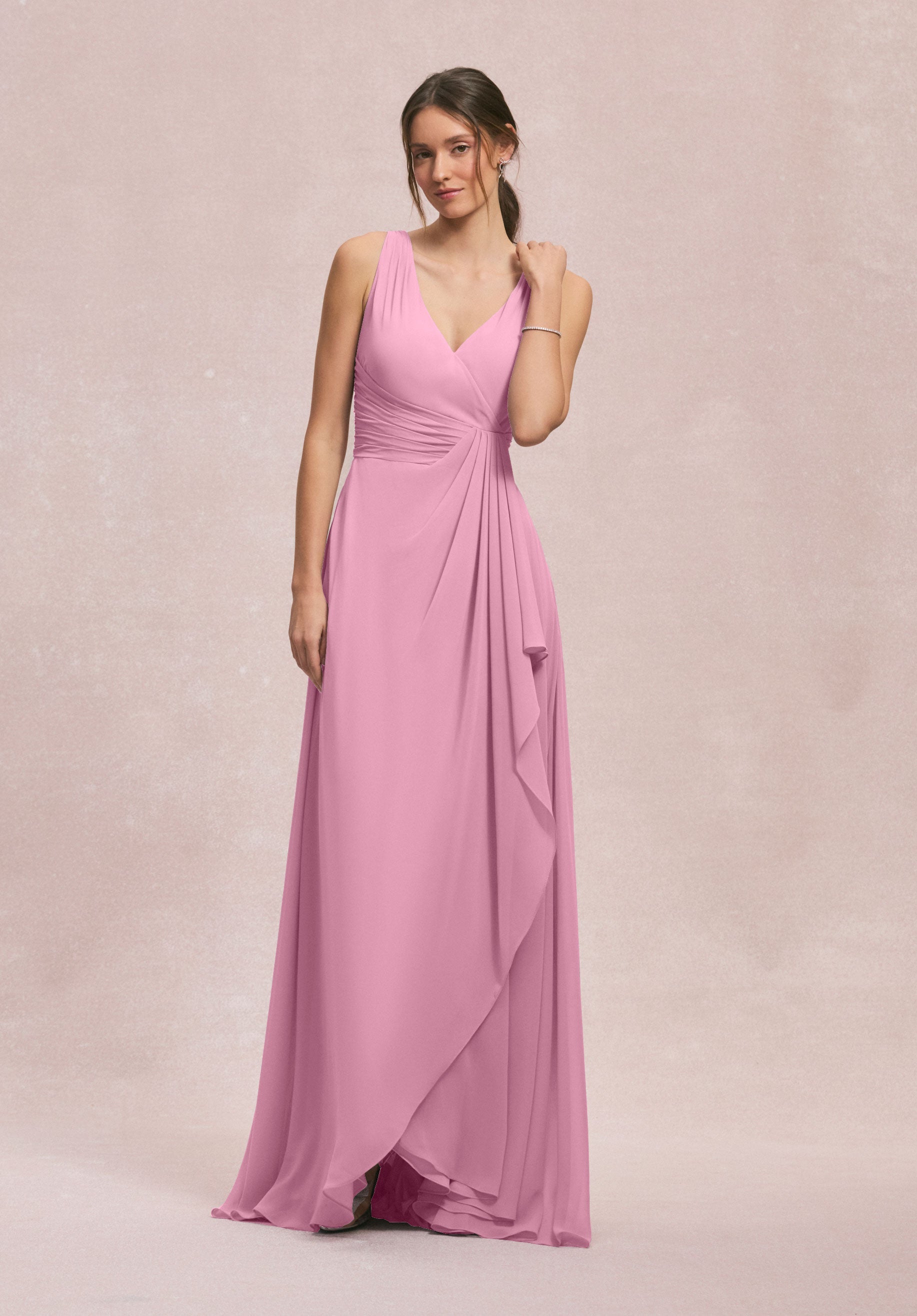 Formal Dresses Long Ruffle Evening Formal Dress MGNY Madeline Gardner New York 31249 Peony