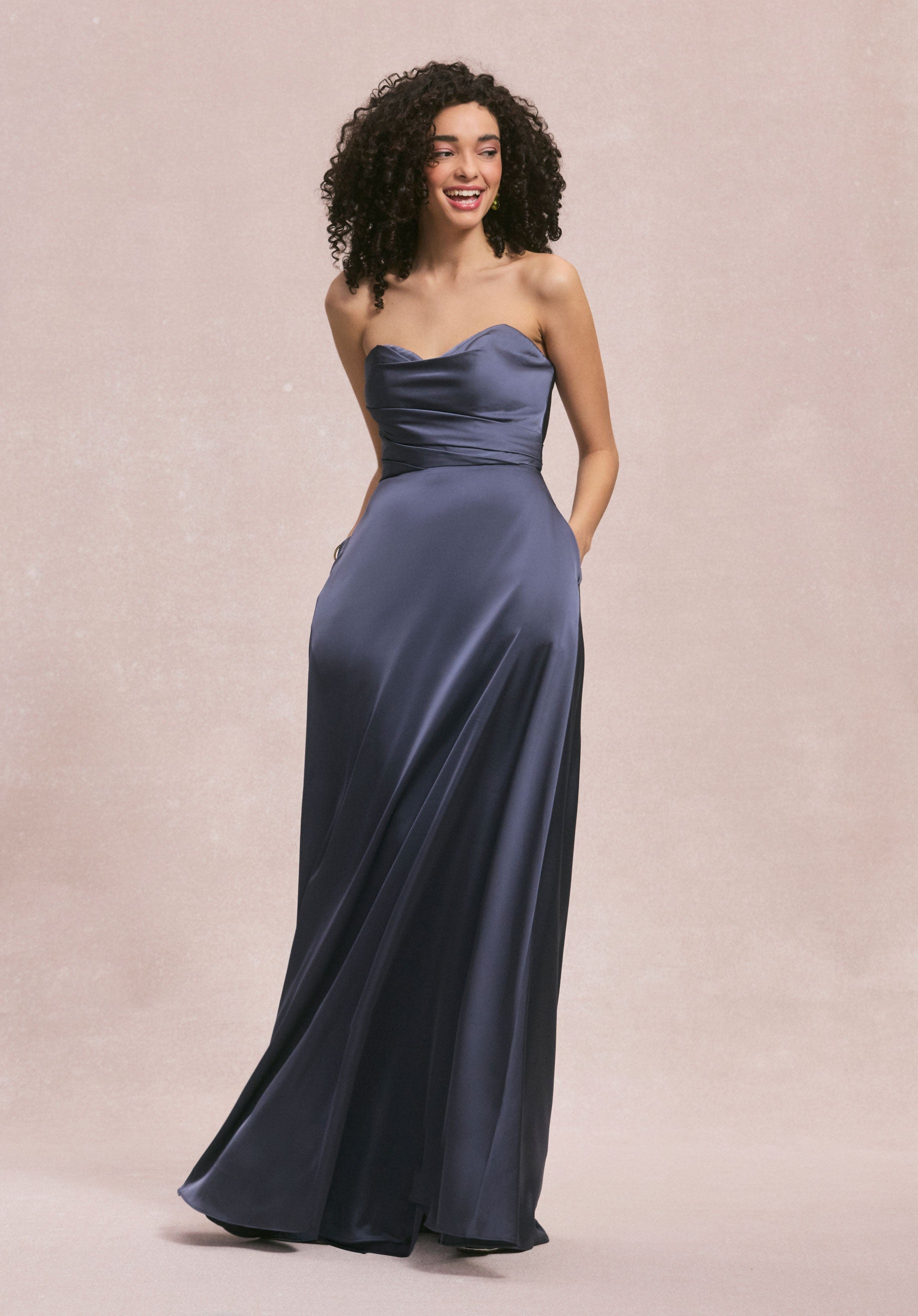Formal Dresses Long Formal A Line Dress MGNY Madeline Gardner New York 31251 Dusk