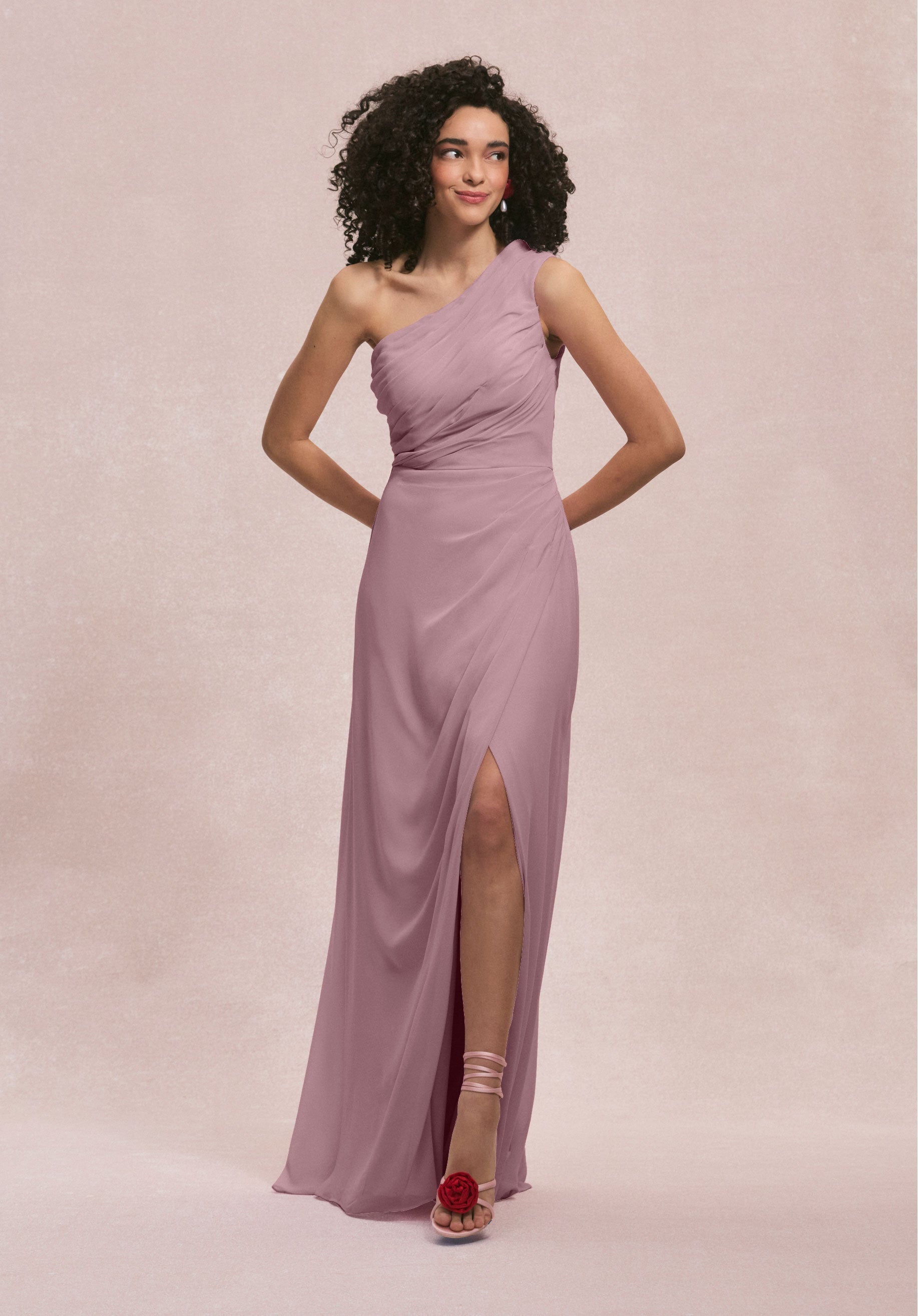 Formal Dresses Slit Long Formal Evening Dress MGNY Madeline Gardner New York 31254 French Lilac