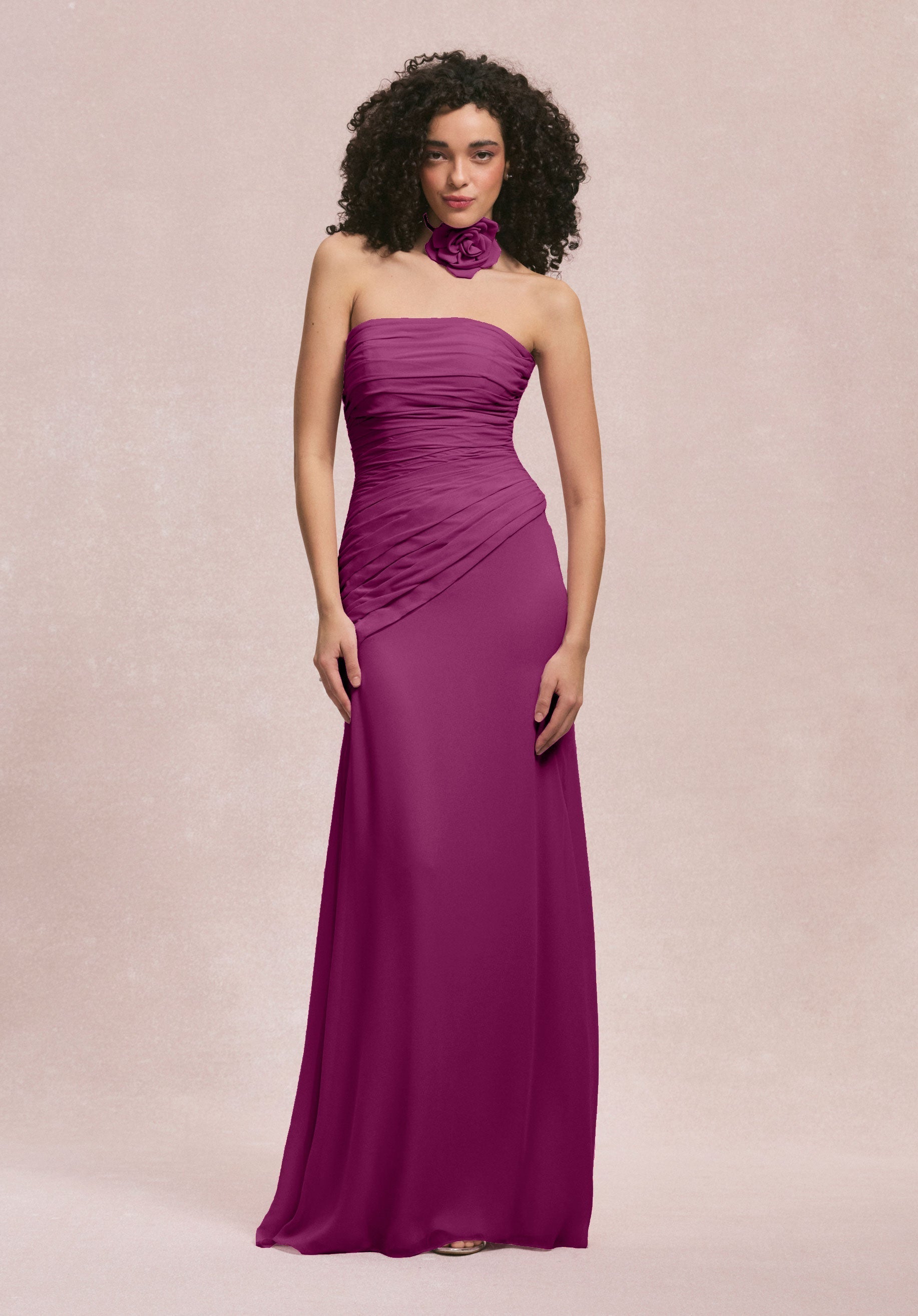 Formal Dresses Long Floral Formal Evening Dress MGNY Madeline Gardner New York 31255 Mulberry