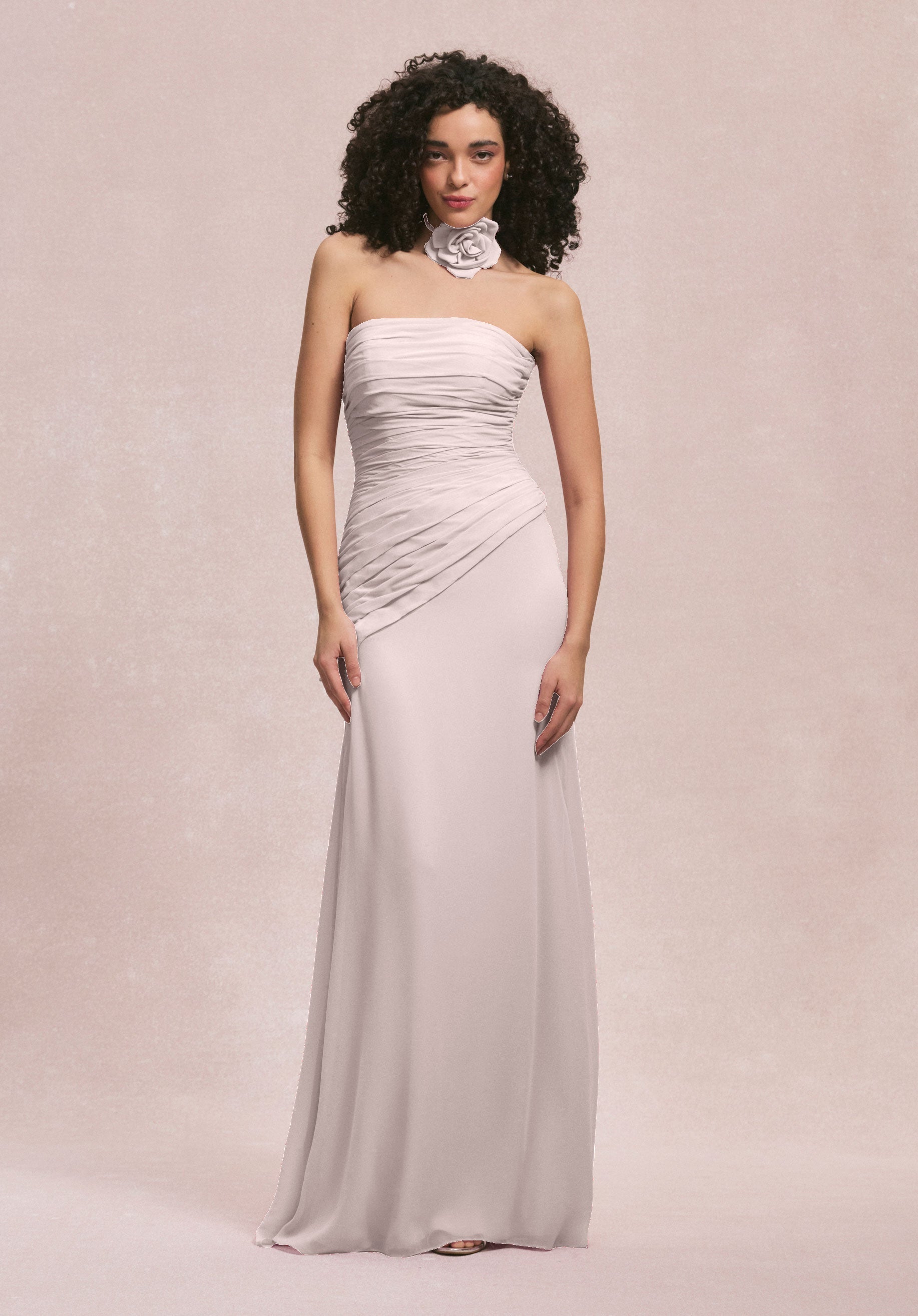 Formal Dresses 3D Floral Formal Long Dress MGNY Madeline Gardner New York 31255 Dew Drop