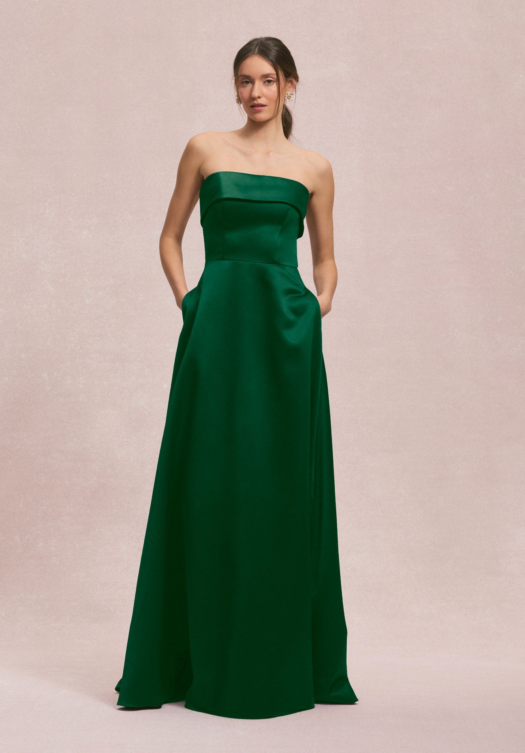 Formal Dresses A Line Long Evening Formal Dress MGNY Madeline Gardner New York 31256 Emerald