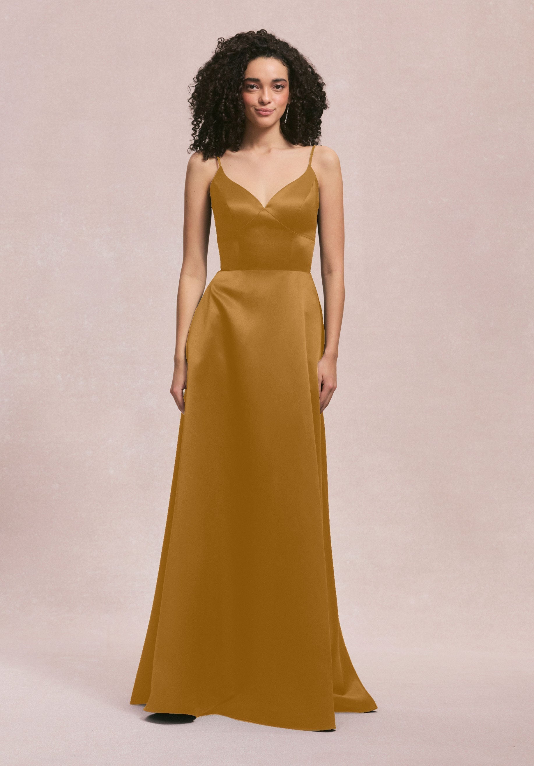 Formal Dresses Long Formal A Line Dress MGNY Madeline Gardner New York 31257 Saffron