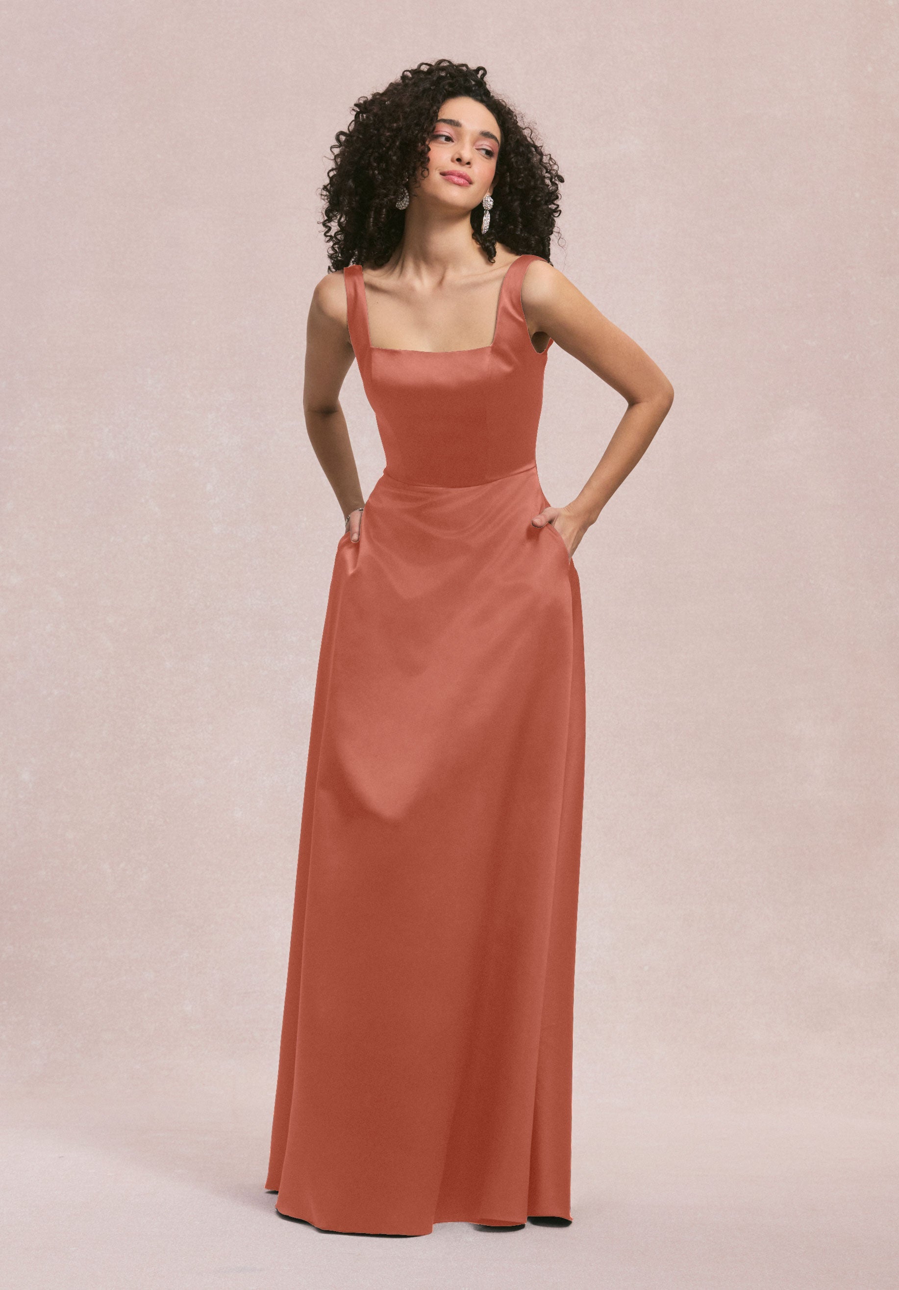 Formal Dresses A Line Formal Evening Dress MGNY Madeline Gardner New York 31258 Spice